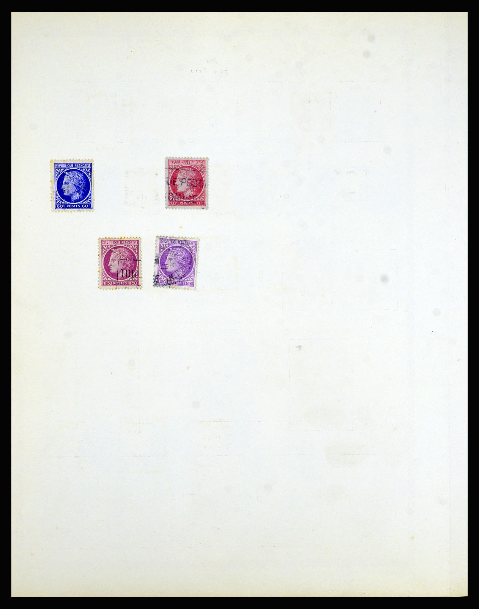 36898 045 - Postzegelverzameling 36898 Frankrijk 1849-1955.