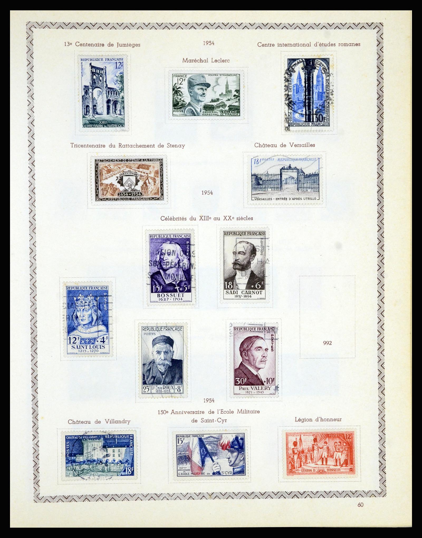 36898 069 - Postzegelverzameling 36898 Frankrijk 1849-1955.