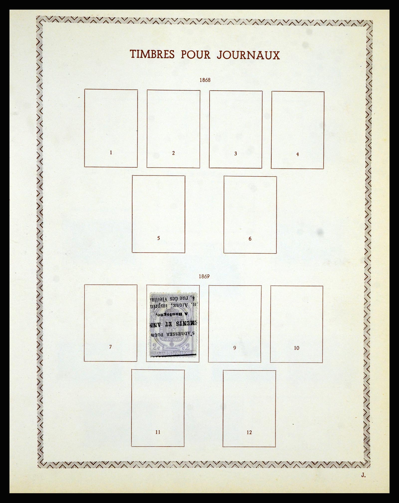 36898 072 - Postzegelverzameling 36898 Frankrijk 1849-1955.