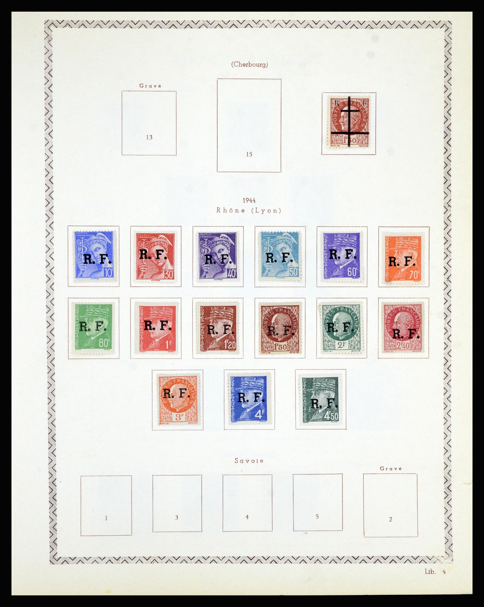 36898 077 - Postzegelverzameling 36898 Frankrijk 1849-1955.