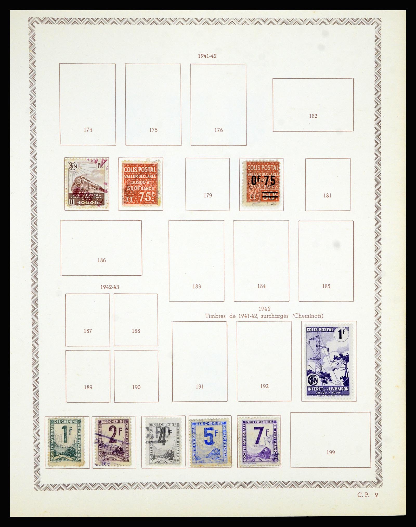 36898 084 - Postzegelverzameling 36898 Frankrijk 1849-1955.