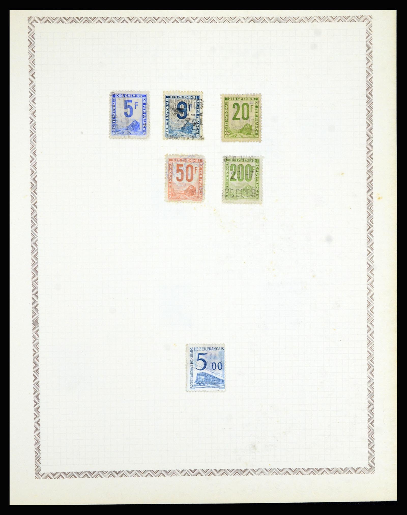 36898 085 - Postzegelverzameling 36898 Frankrijk 1849-1955.
