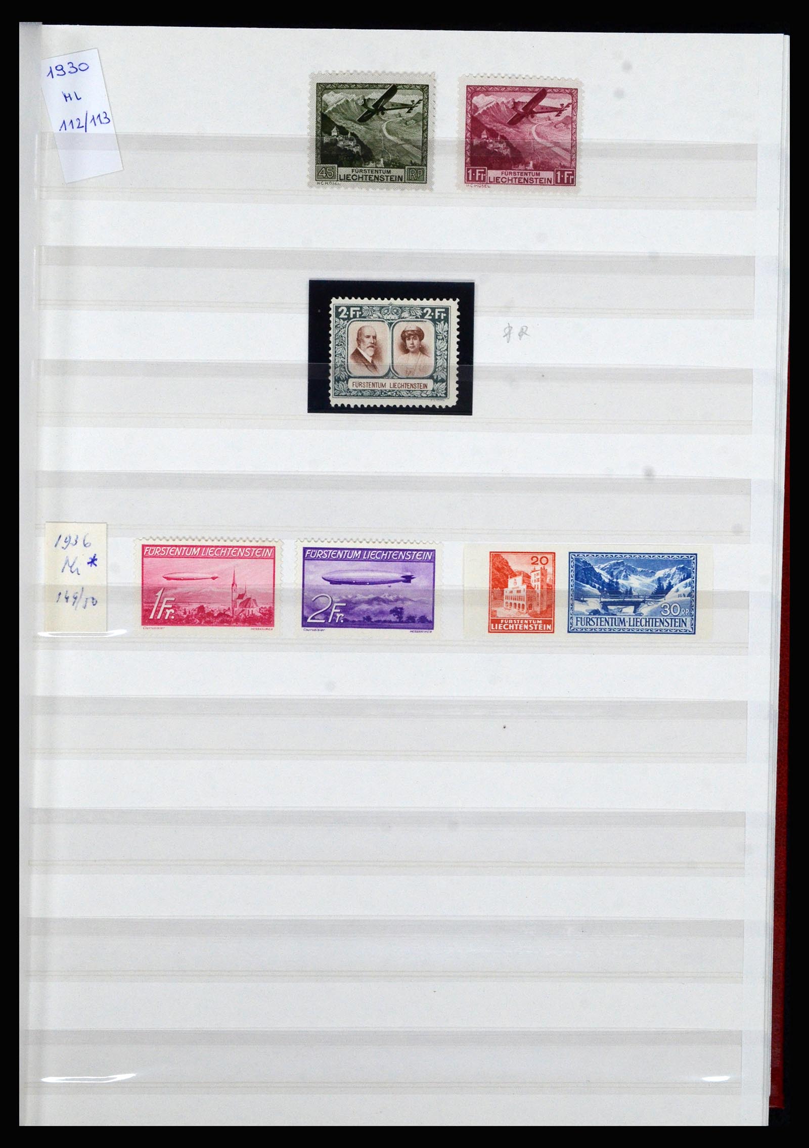 36899 002 - Postzegelverzameling 36899 Liechtenstein 1930-2005.