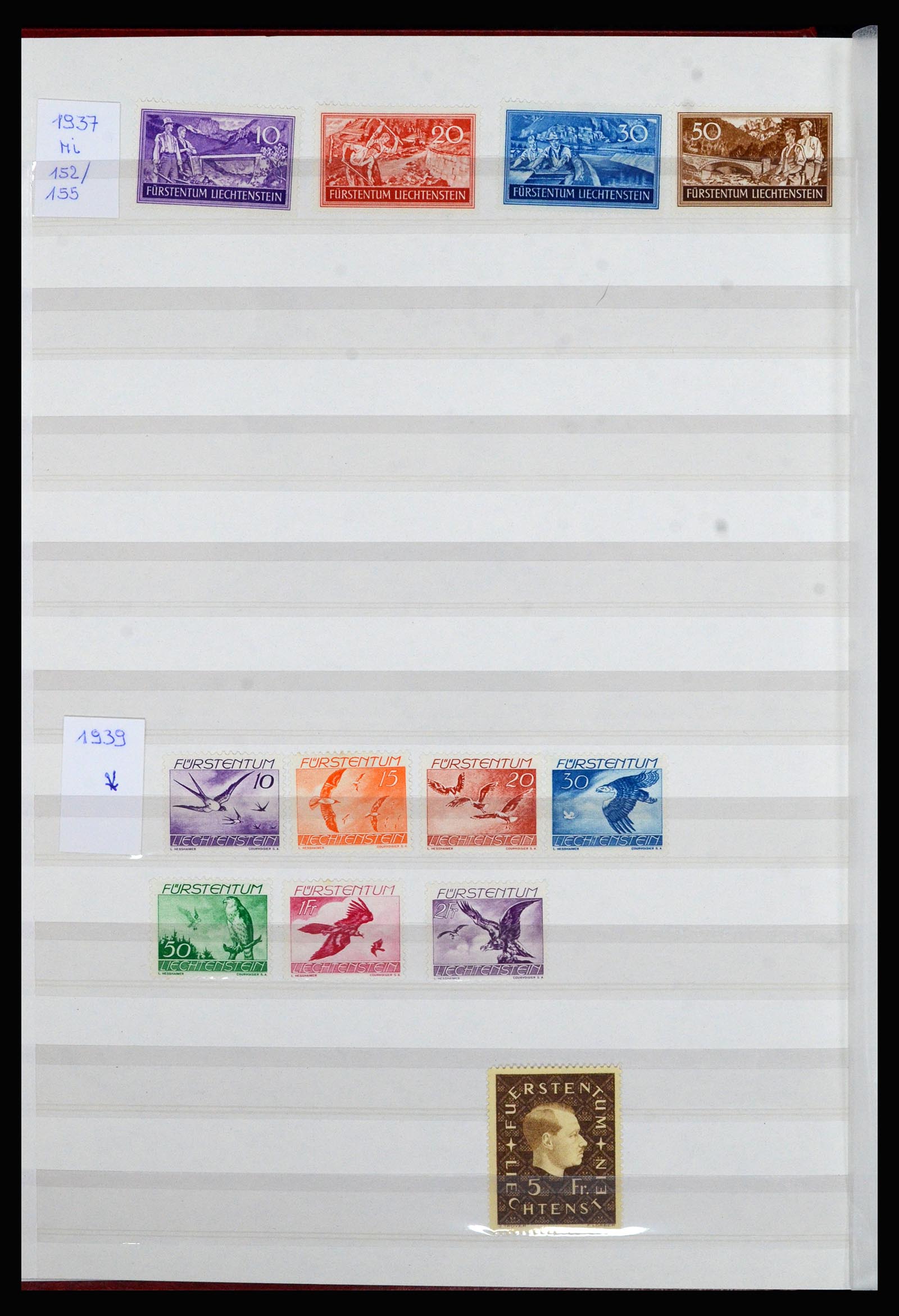 36899 003 - Postzegelverzameling 36899 Liechtenstein 1930-2005.