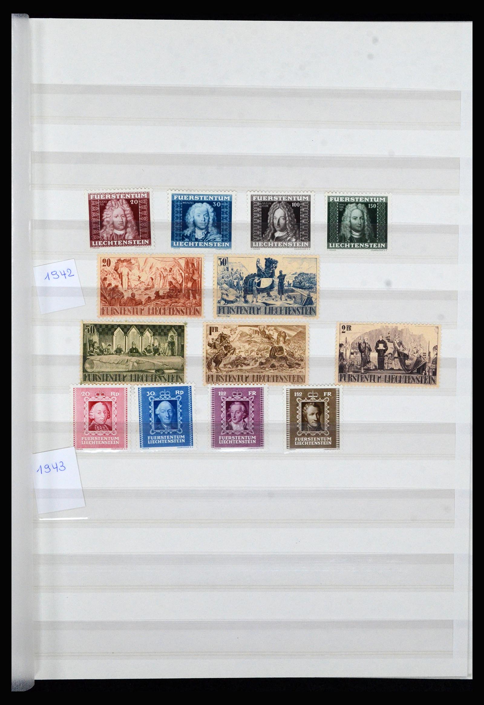 36899 004 - Stamp collection 36899 Liechtenstein 1930-2005.