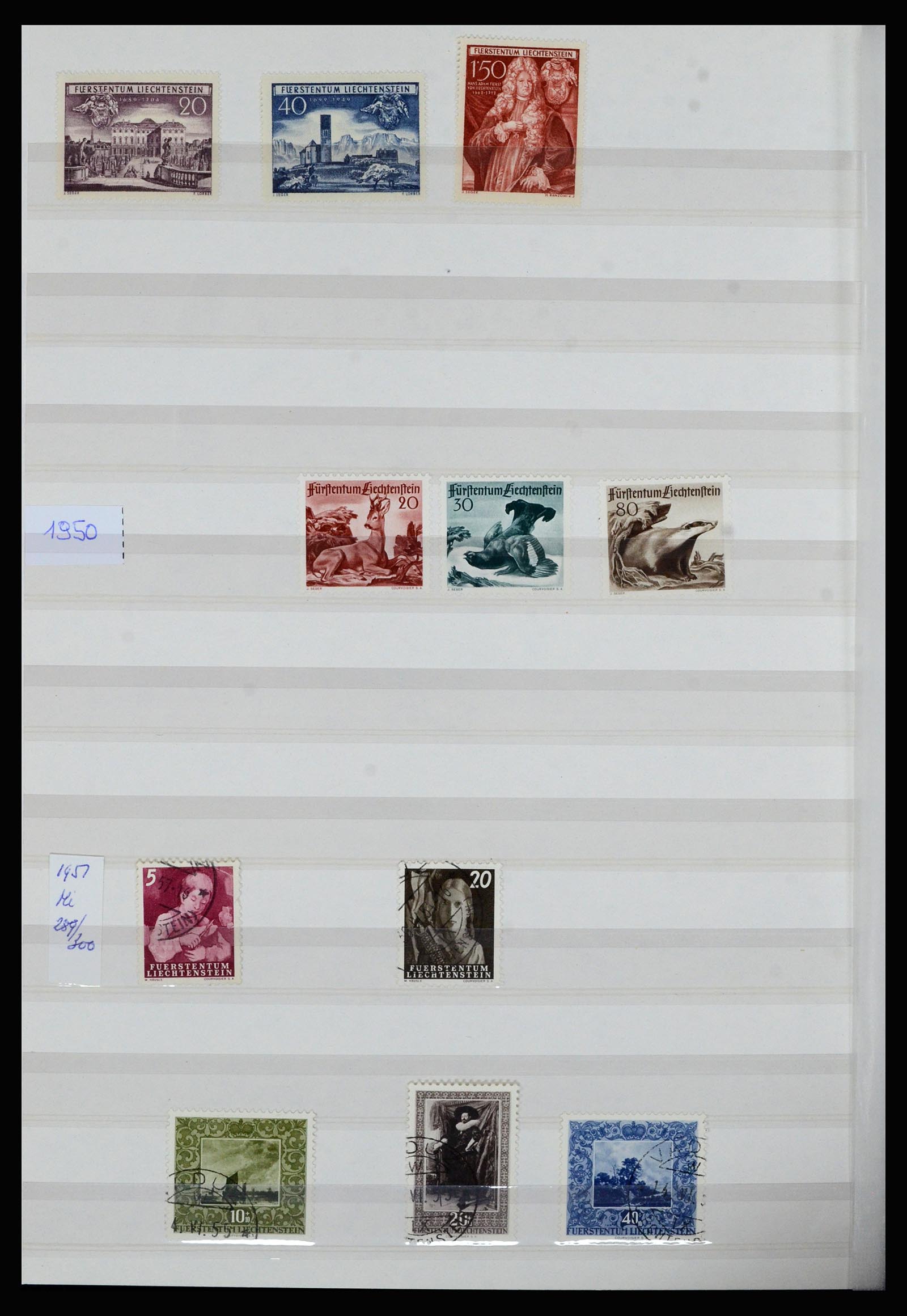 36899 007 - Postzegelverzameling 36899 Liechtenstein 1930-2005.