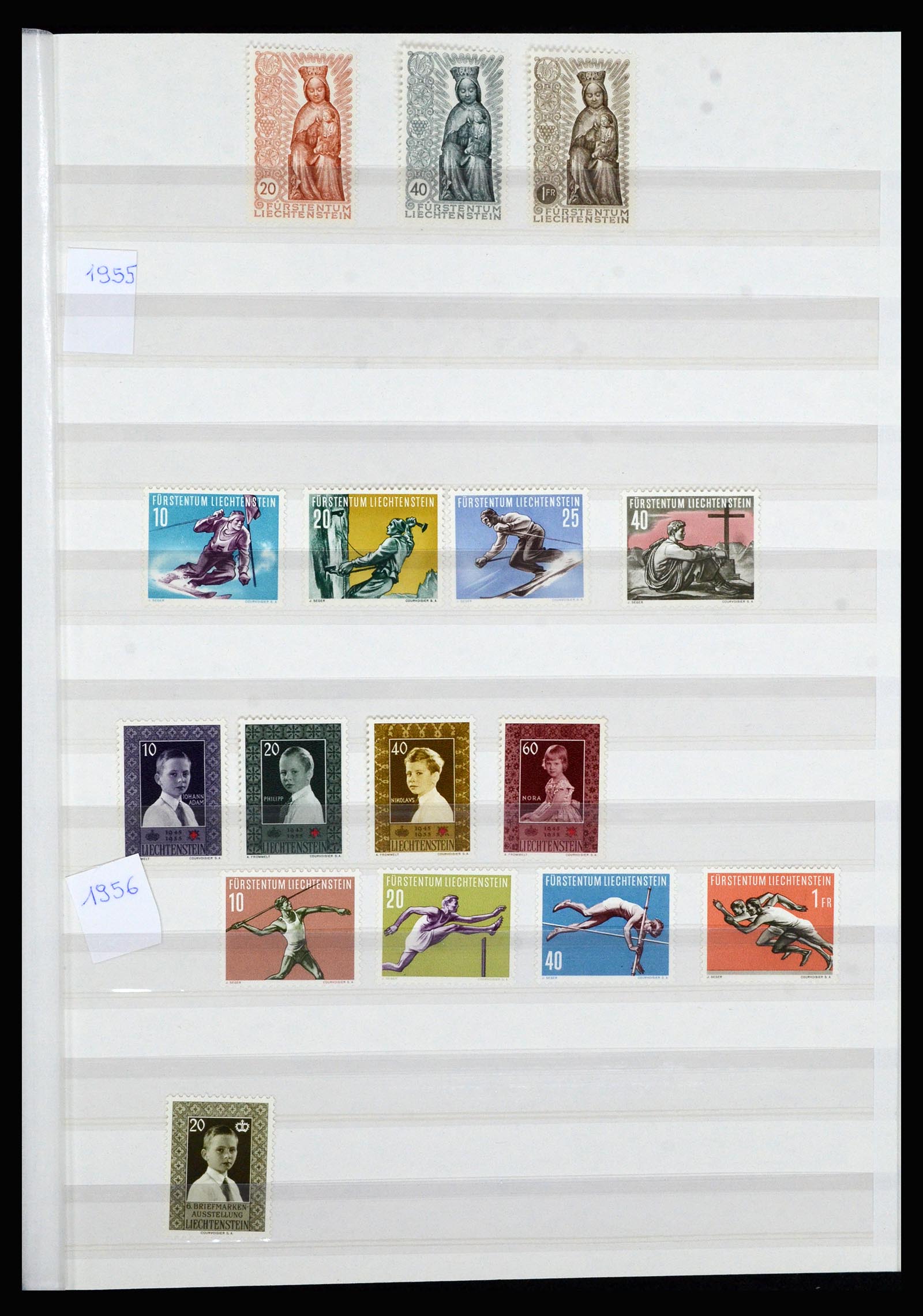 36899 010 - Postzegelverzameling 36899 Liechtenstein 1930-2005.