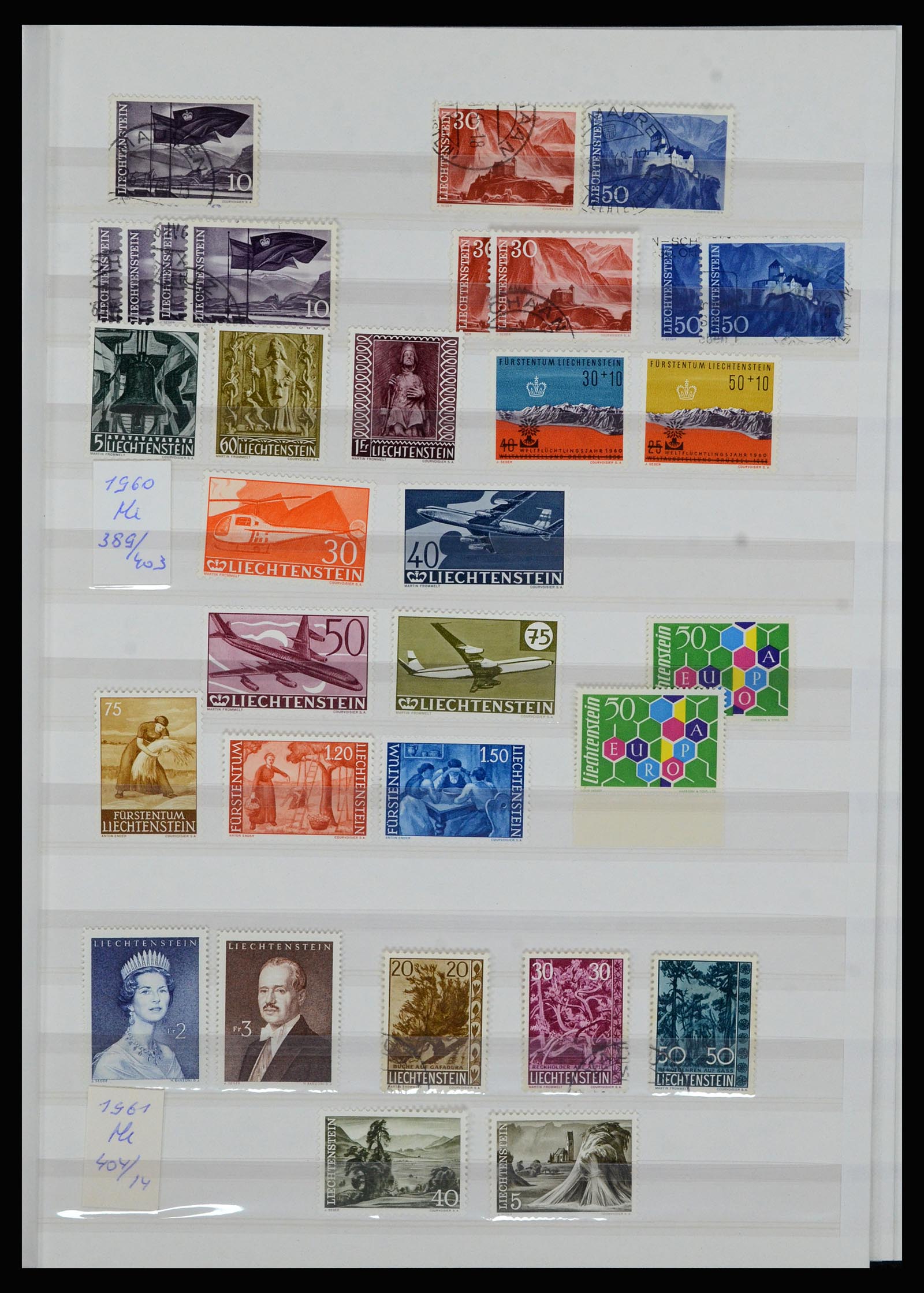 36899 012 - Postzegelverzameling 36899 Liechtenstein 1930-2005.