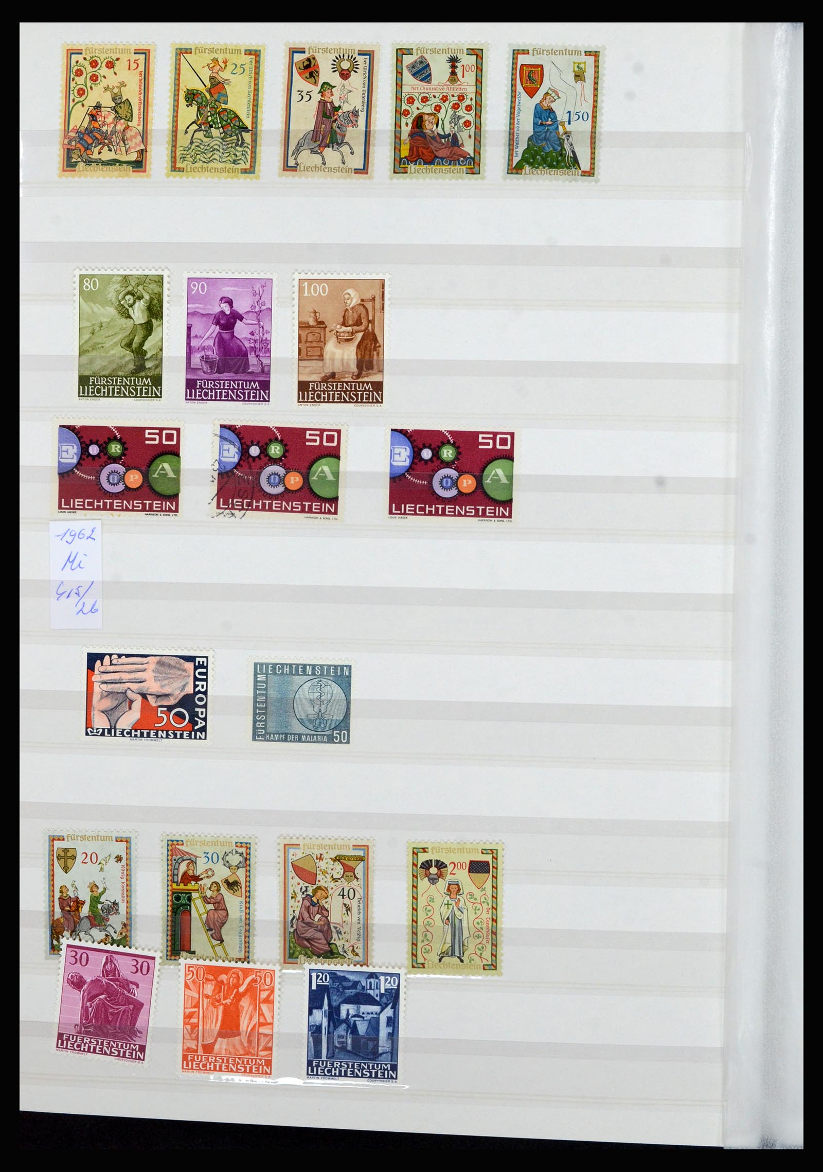 36899 013 - Stamp collection 36899 Liechtenstein 1930-2005.
