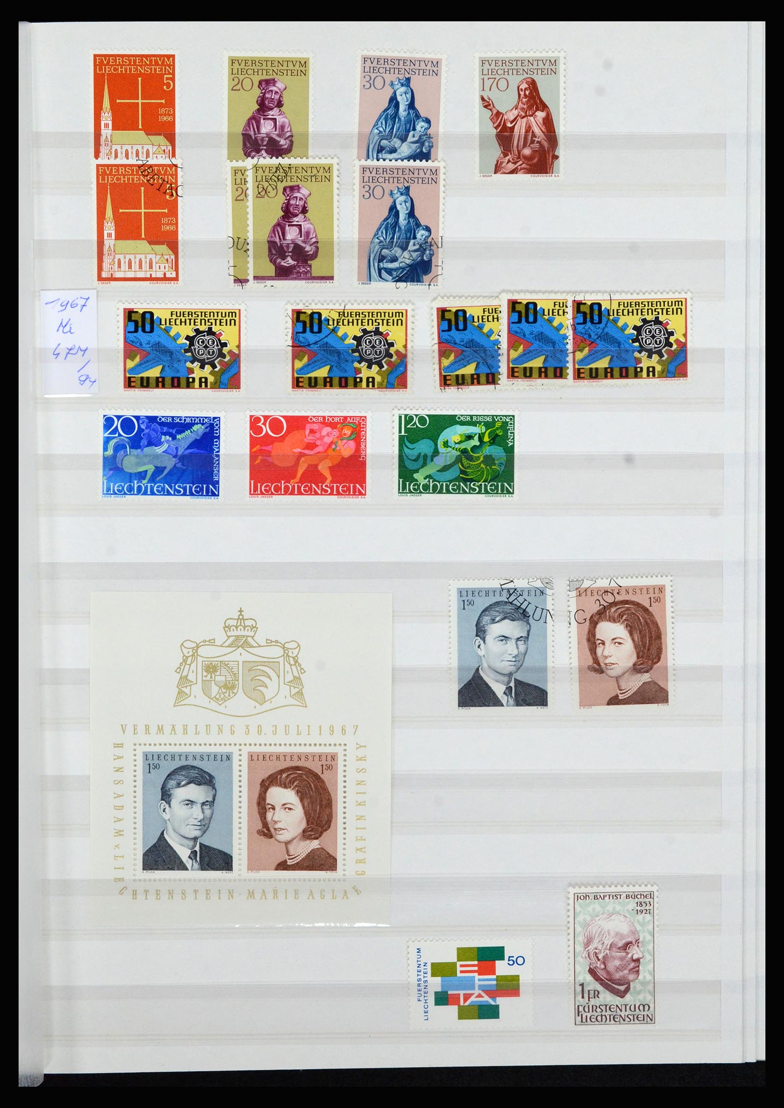 36899 016 - Postzegelverzameling 36899 Liechtenstein 1930-2005.