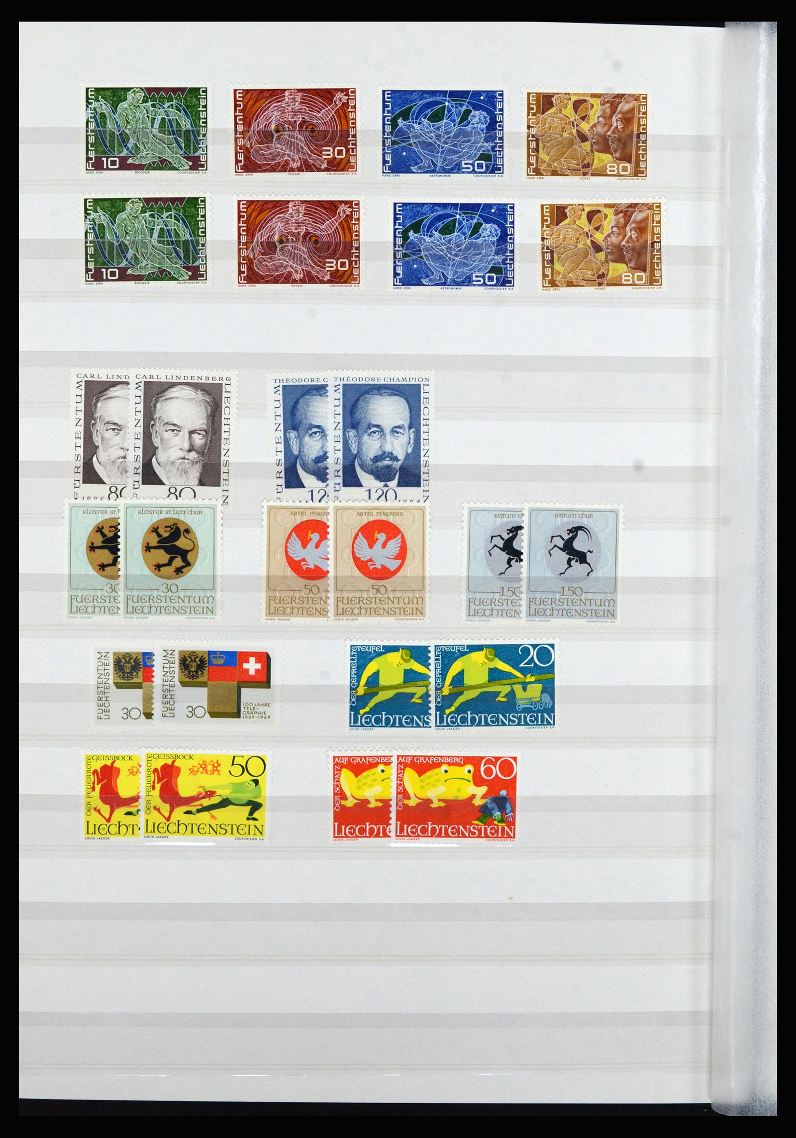 36899 019 - Postzegelverzameling 36899 Liechtenstein 1930-2005.