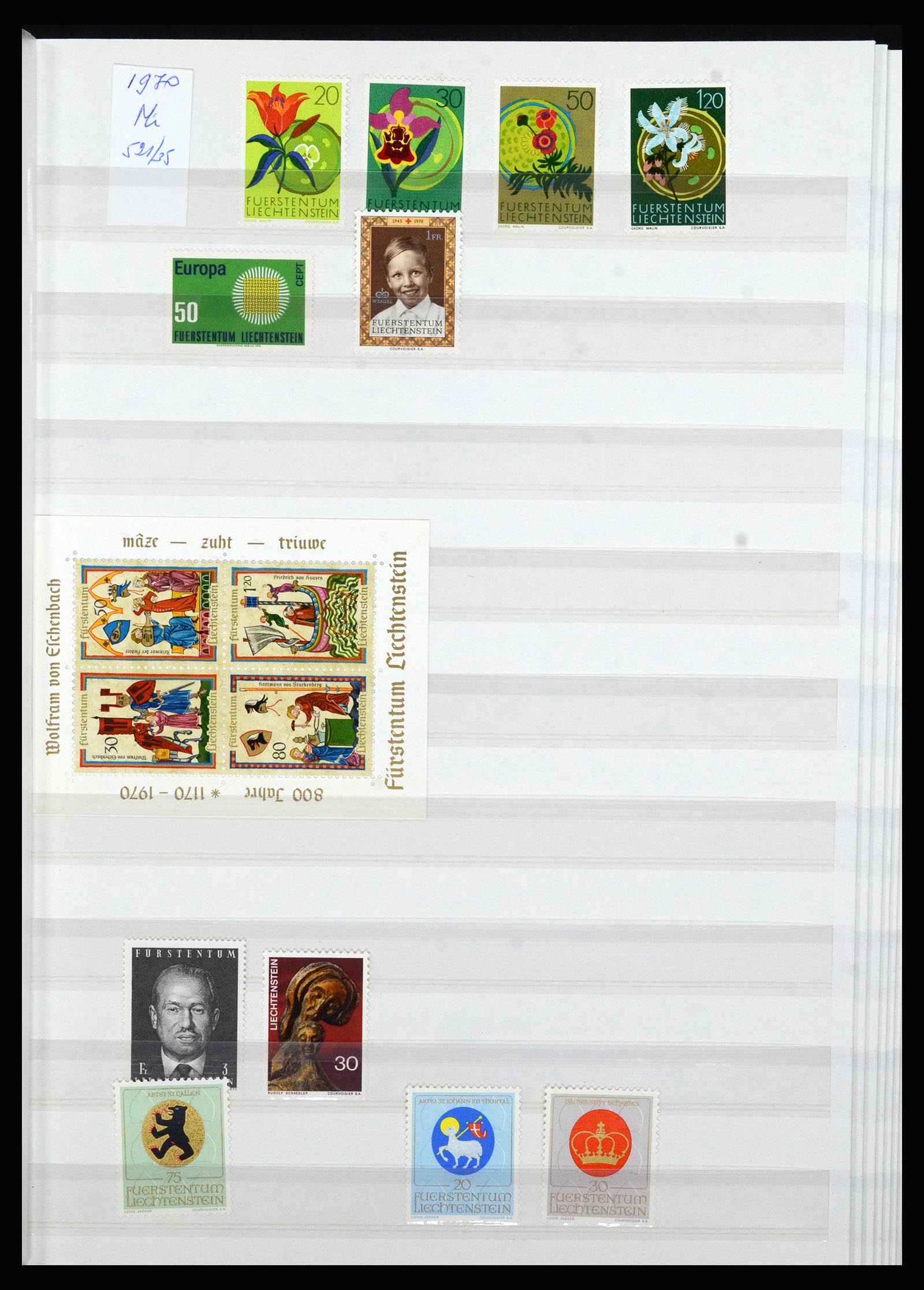 36899 020 - Postzegelverzameling 36899 Liechtenstein 1930-2005.