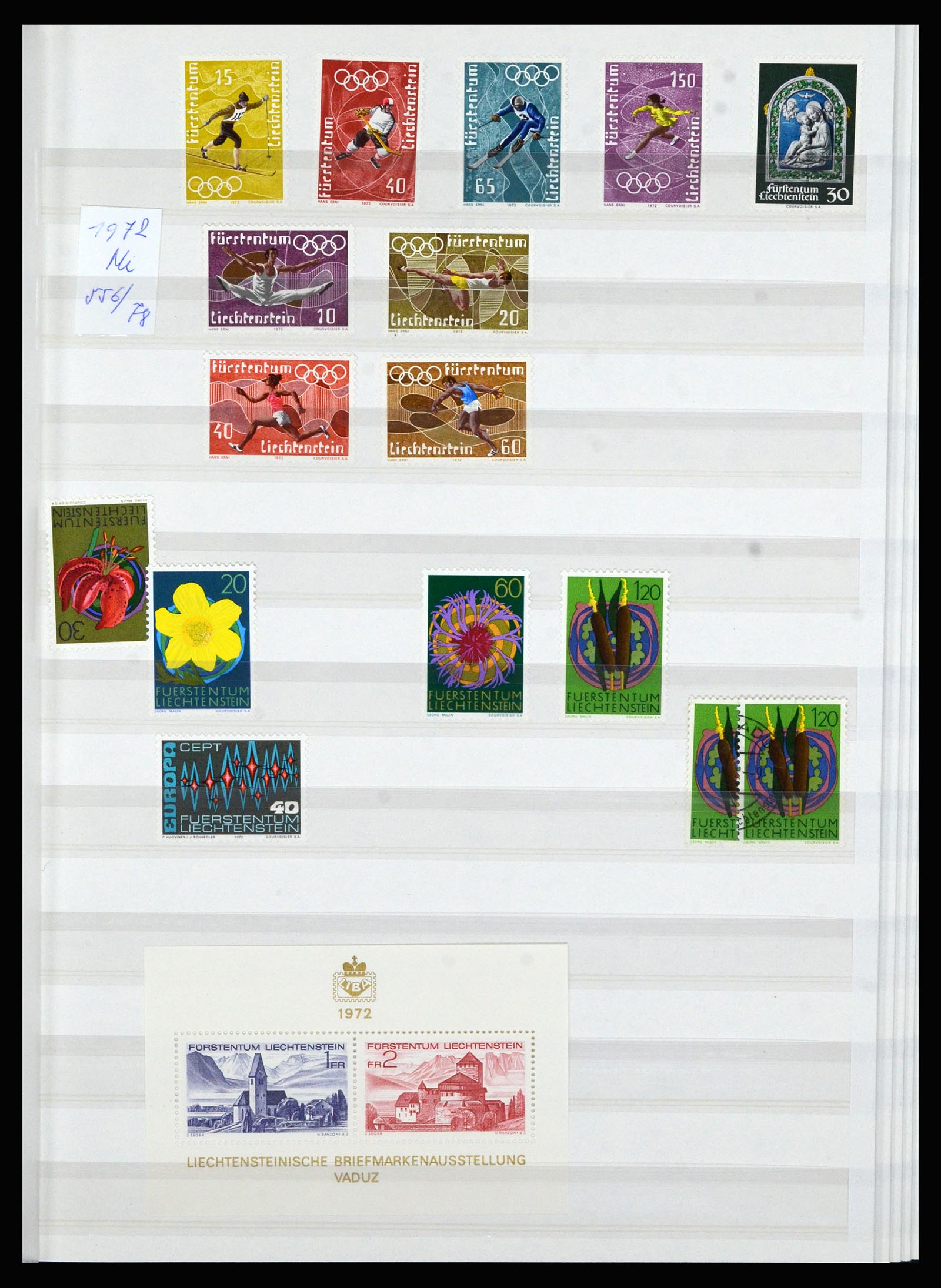 36899 022 - Postzegelverzameling 36899 Liechtenstein 1930-2005.