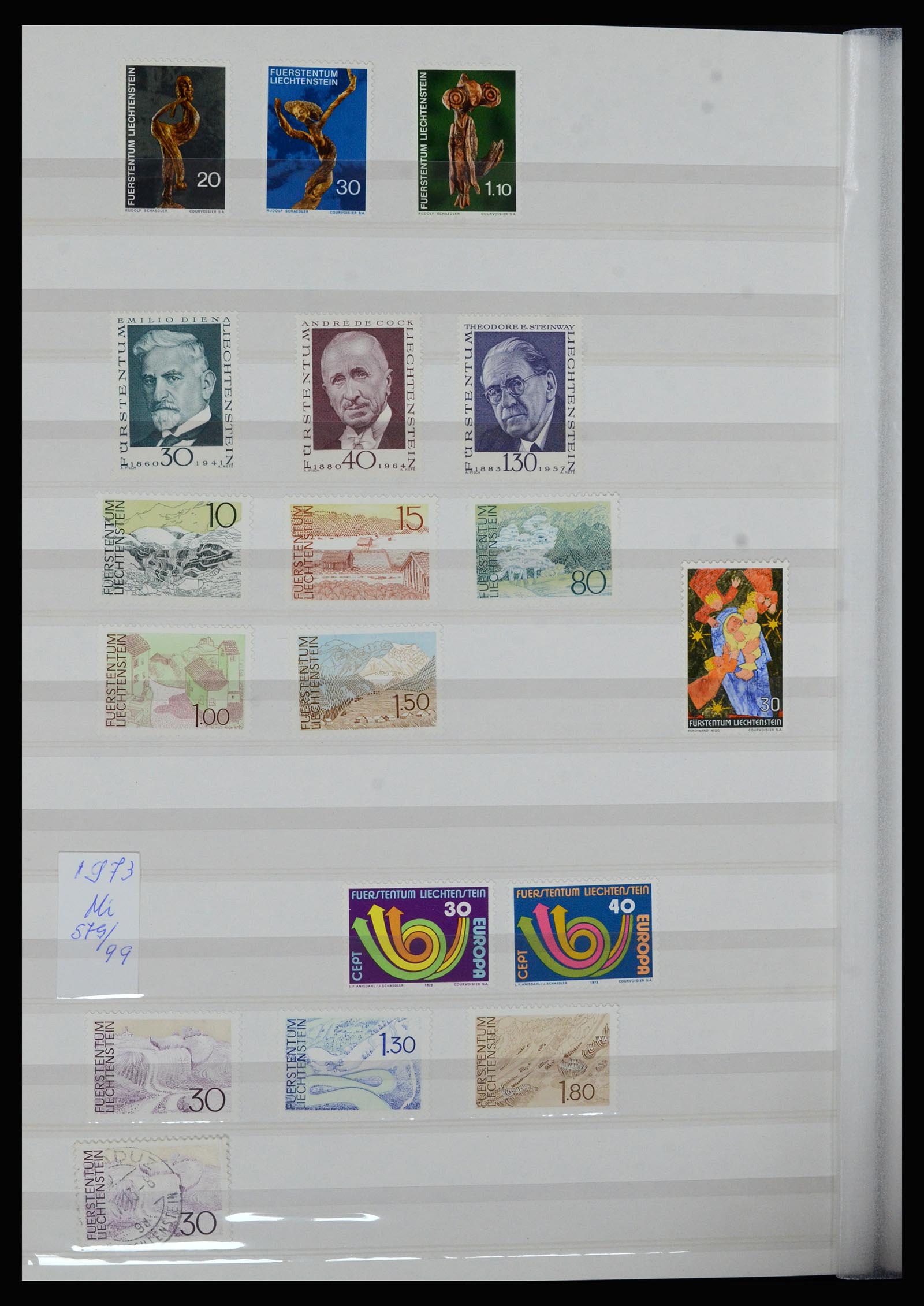 36899 023 - Postzegelverzameling 36899 Liechtenstein 1930-2005.