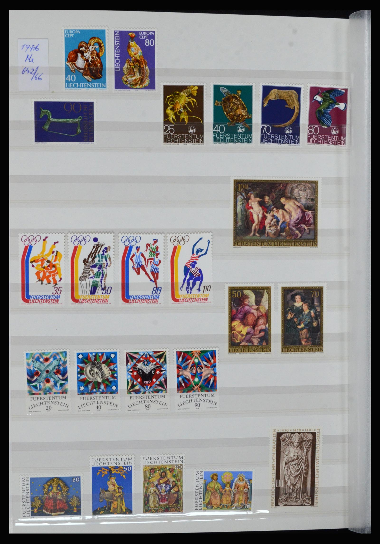 36899 027 - Postzegelverzameling 36899 Liechtenstein 1930-2005.