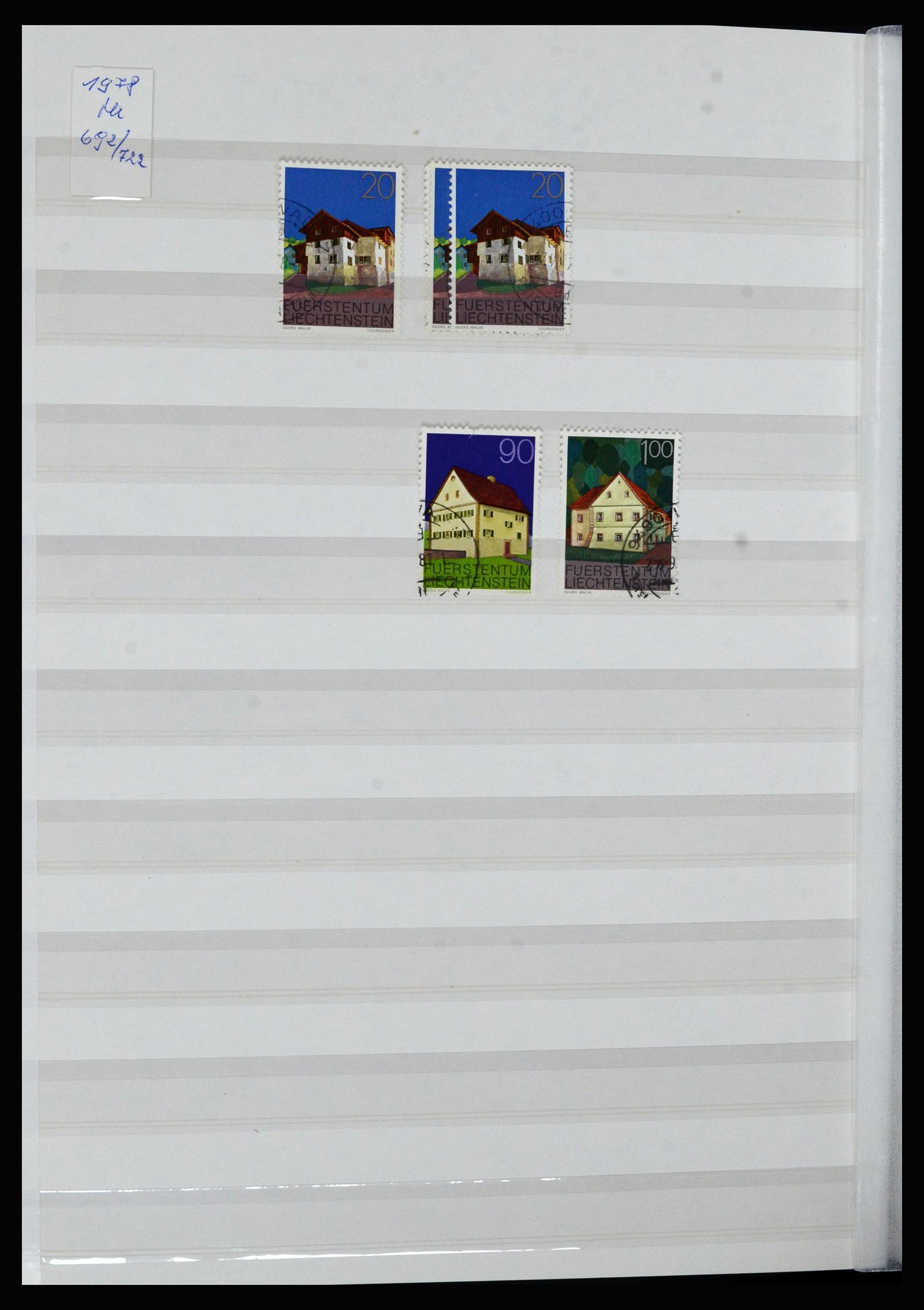 36899 029 - Postzegelverzameling 36899 Liechtenstein 1930-2005.