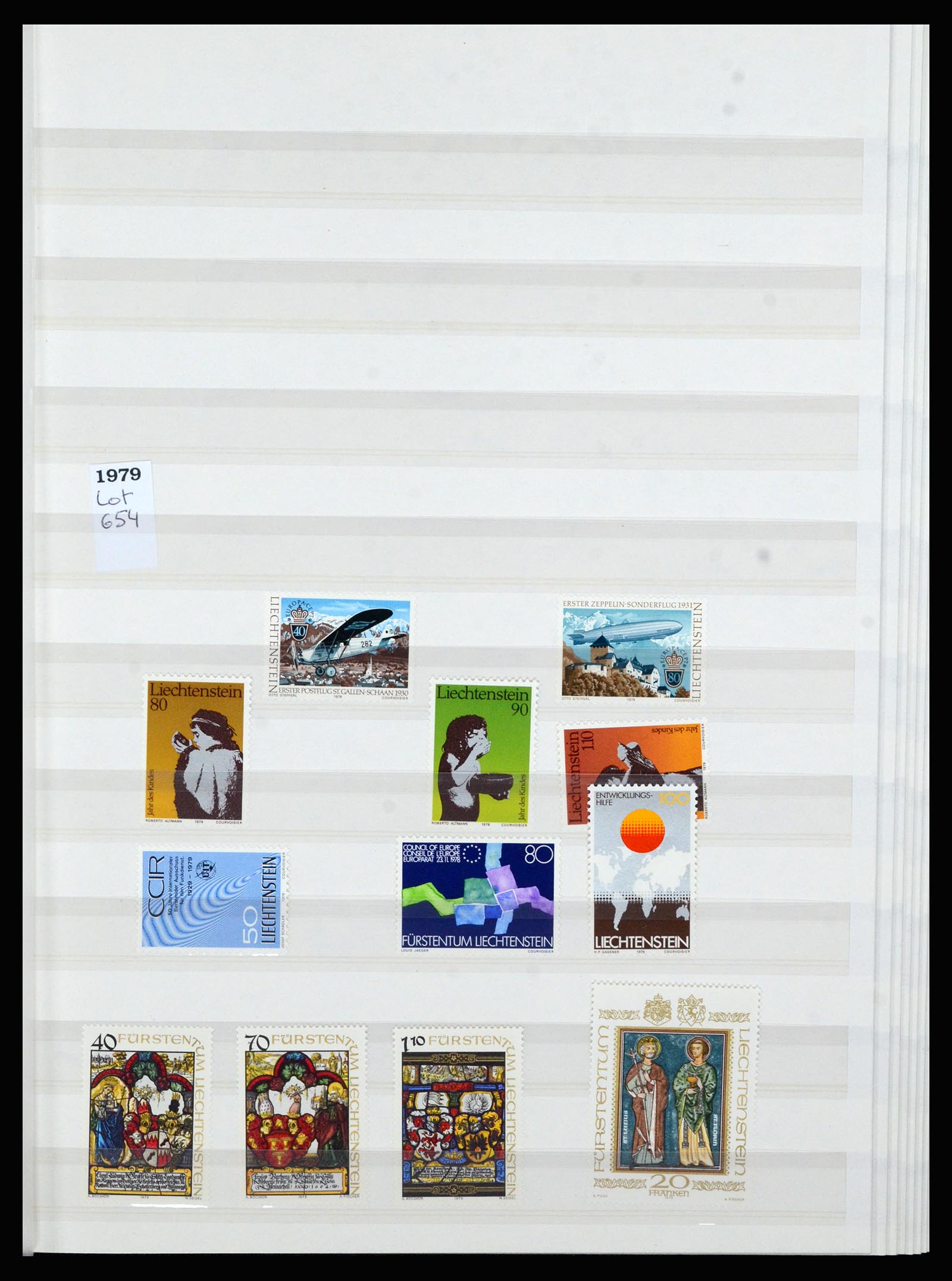 36899 030 - Postzegelverzameling 36899 Liechtenstein 1930-2005.