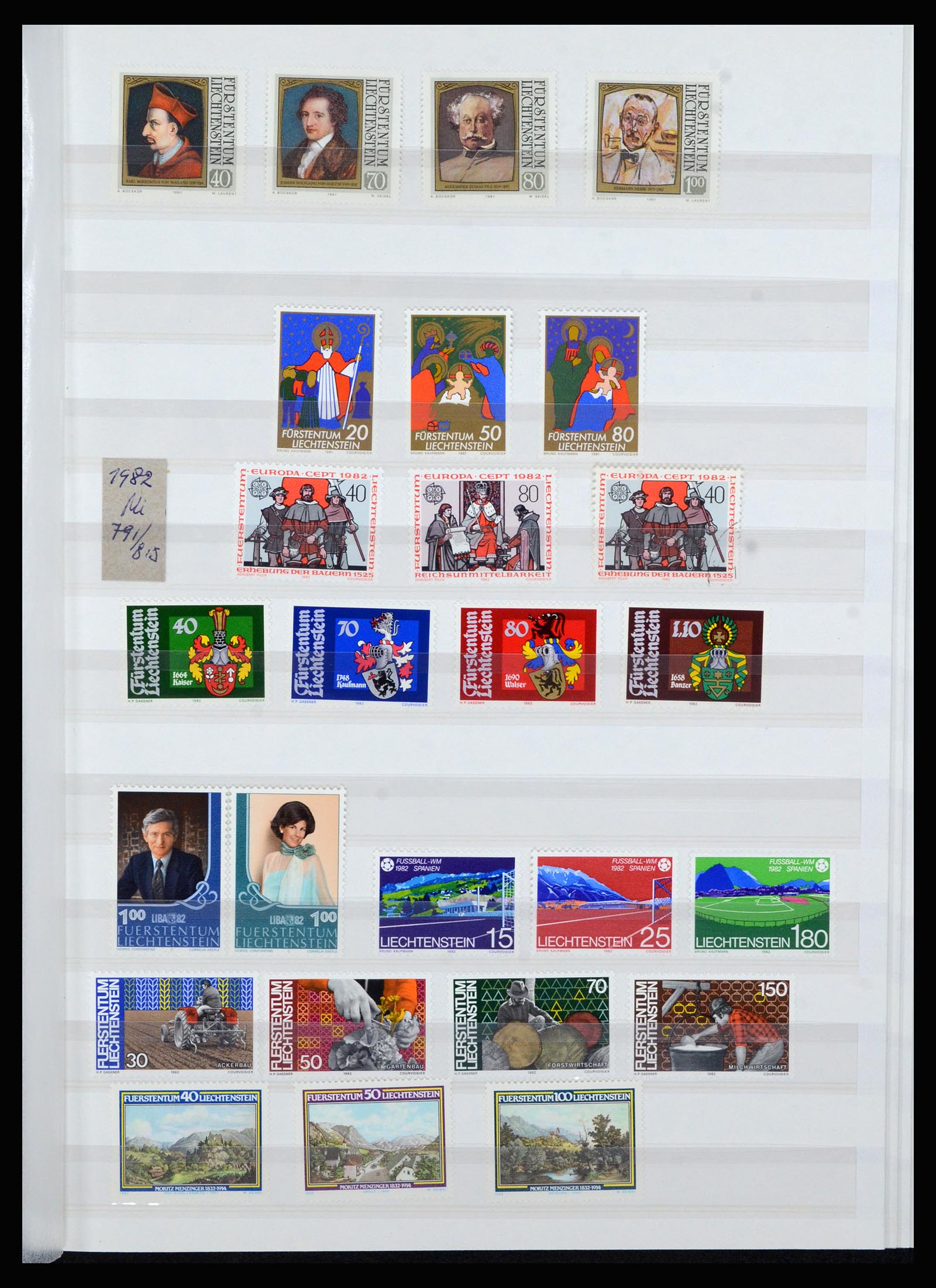 36899 034 - Stamp collection 36899 Liechtenstein 1930-2005.