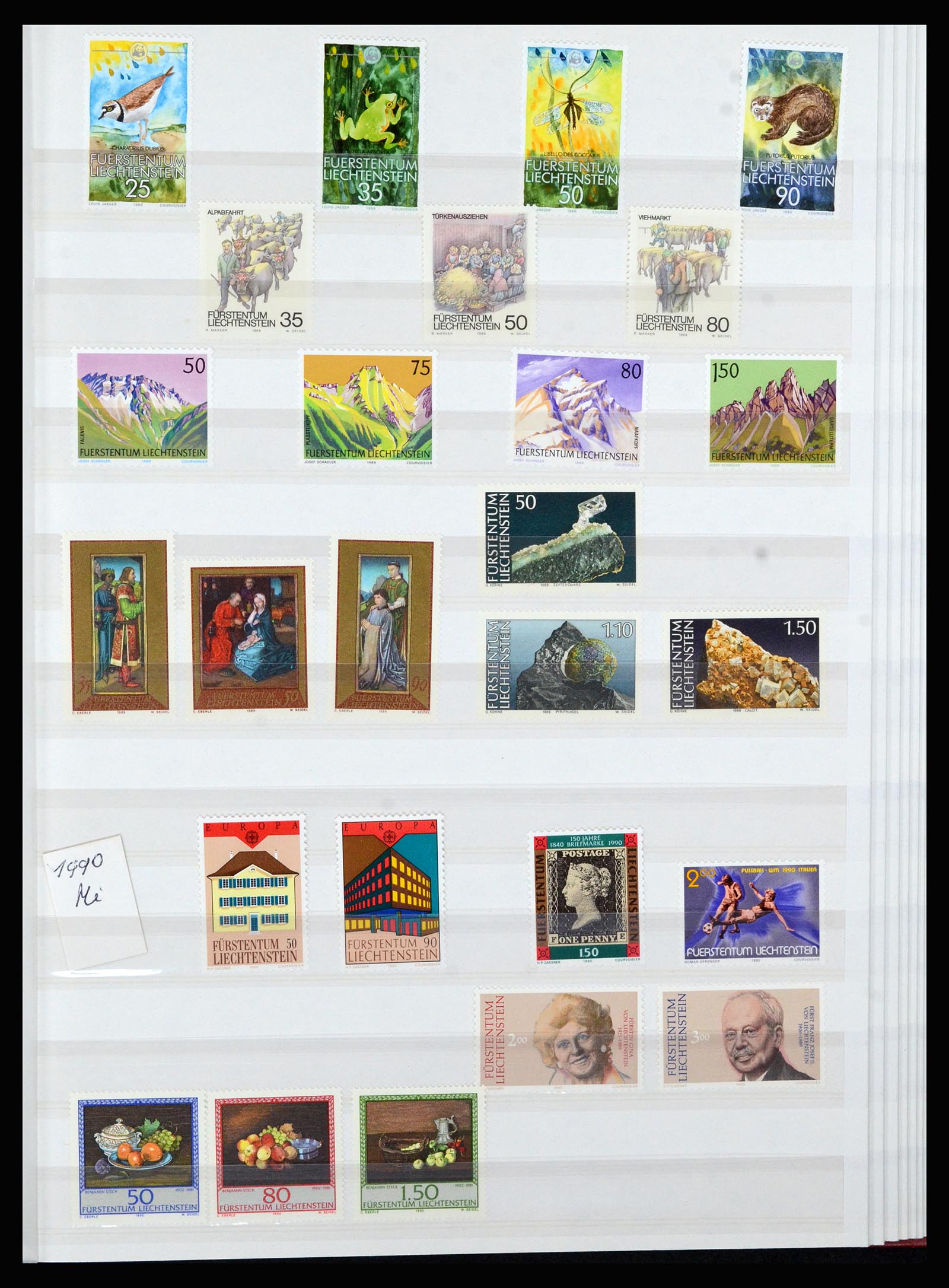 36899 042 - Postzegelverzameling 36899 Liechtenstein 1930-2005.