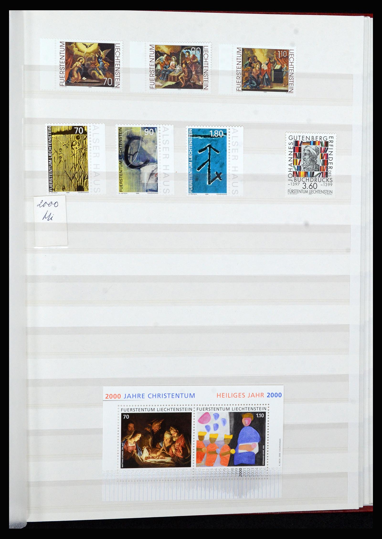 36899 052 - Stamp collection 36899 Liechtenstein 1930-2005.
