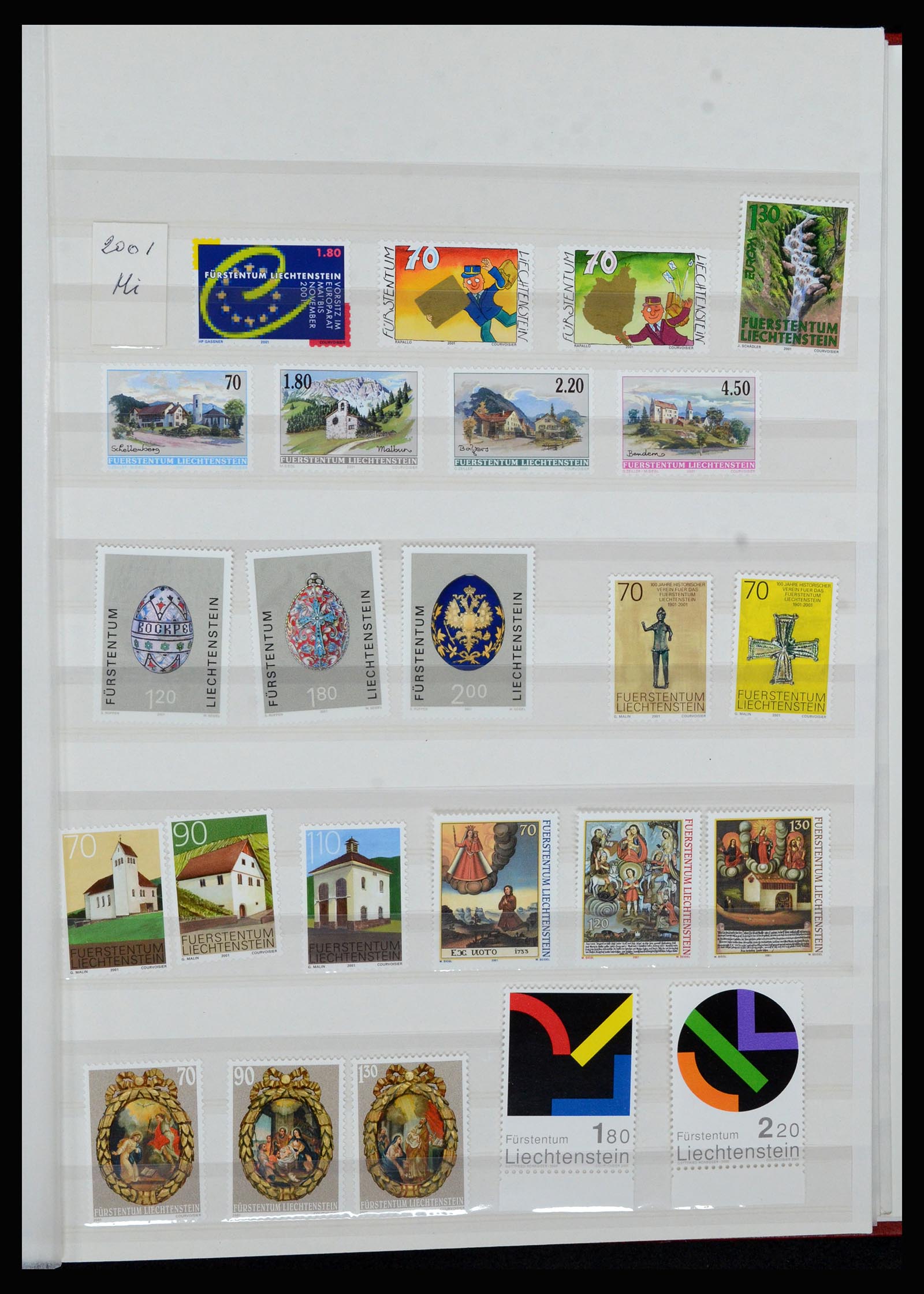 36899 053 - Postzegelverzameling 36899 Liechtenstein 1930-2005.