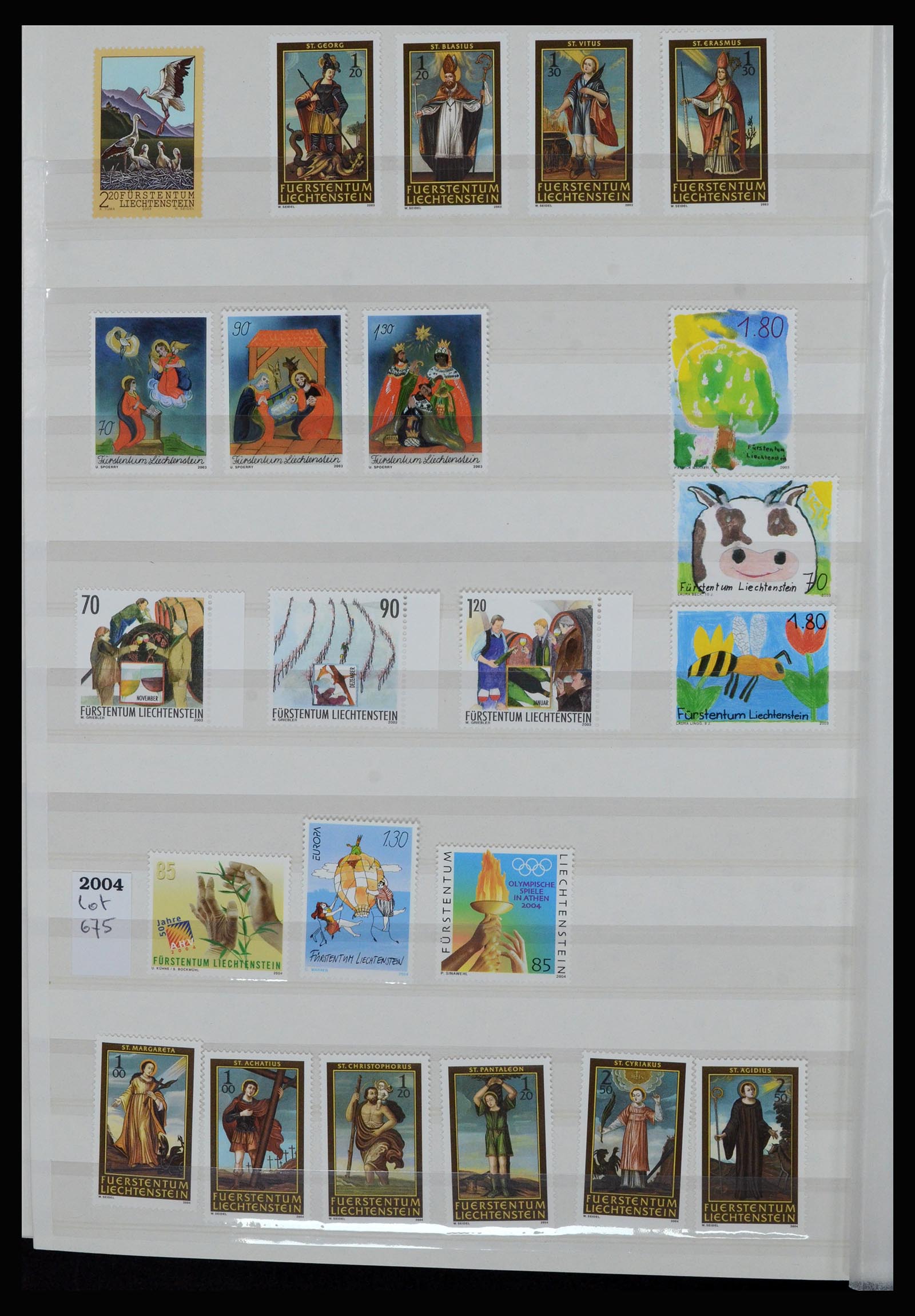 36899 056 - Postzegelverzameling 36899 Liechtenstein 1930-2005.