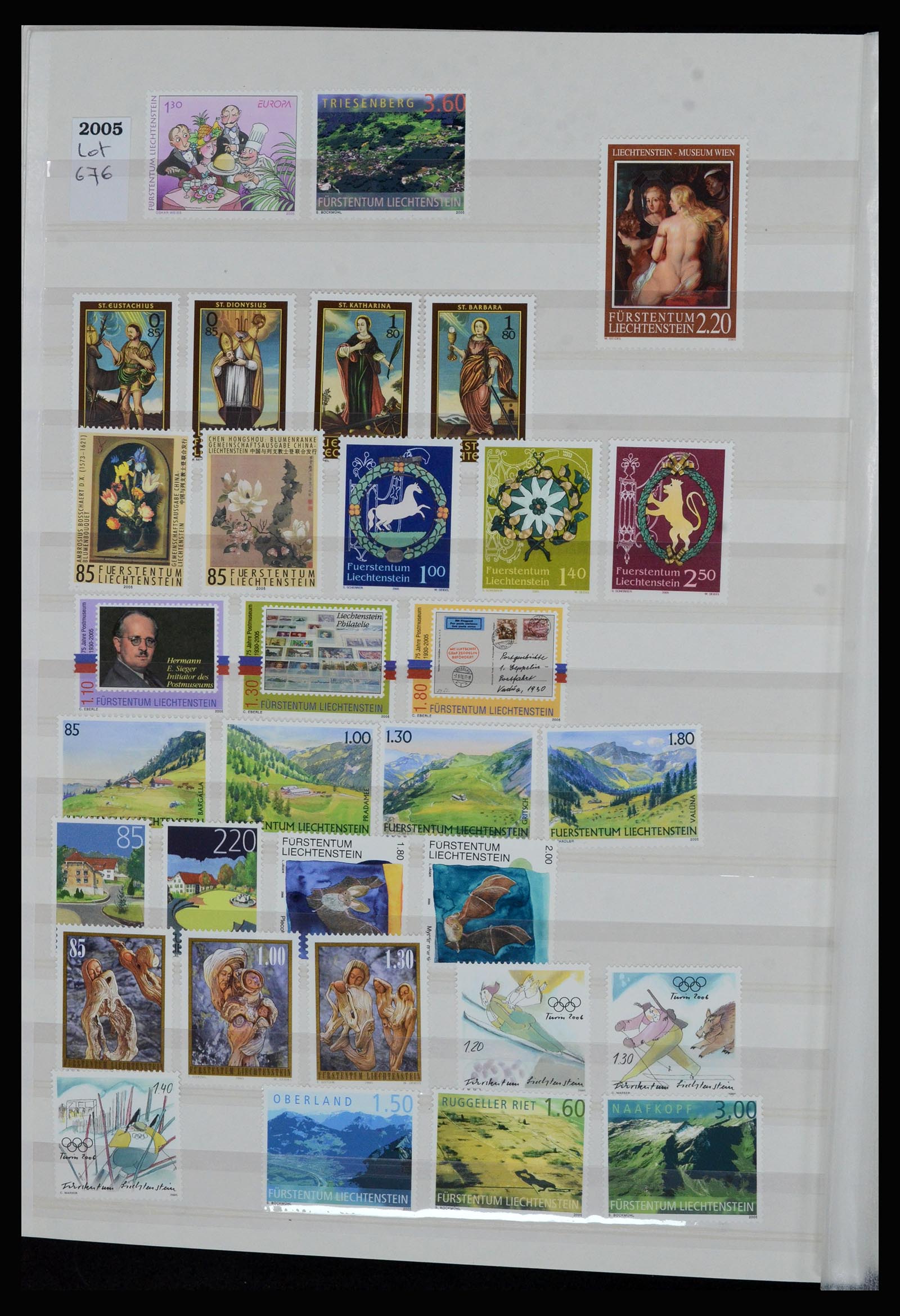 36899 058 - Postzegelverzameling 36899 Liechtenstein 1930-2005.