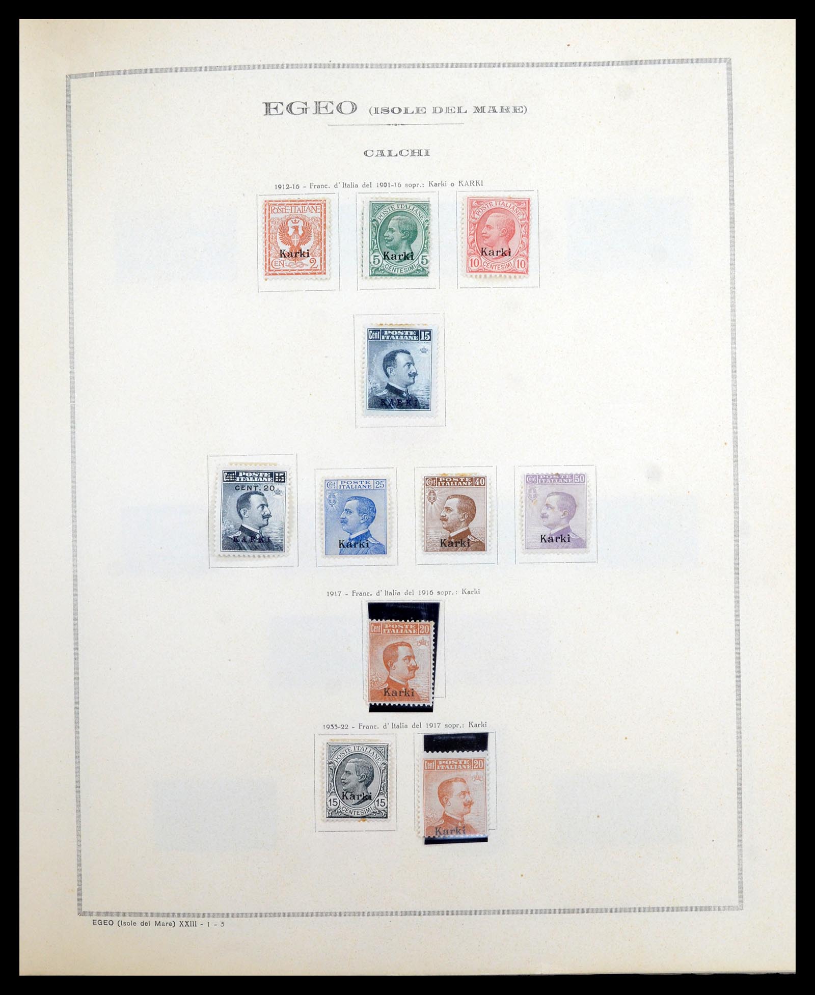 36900 001 - Stamp collection 36900 Italian territories/Colonies supercollection 1893