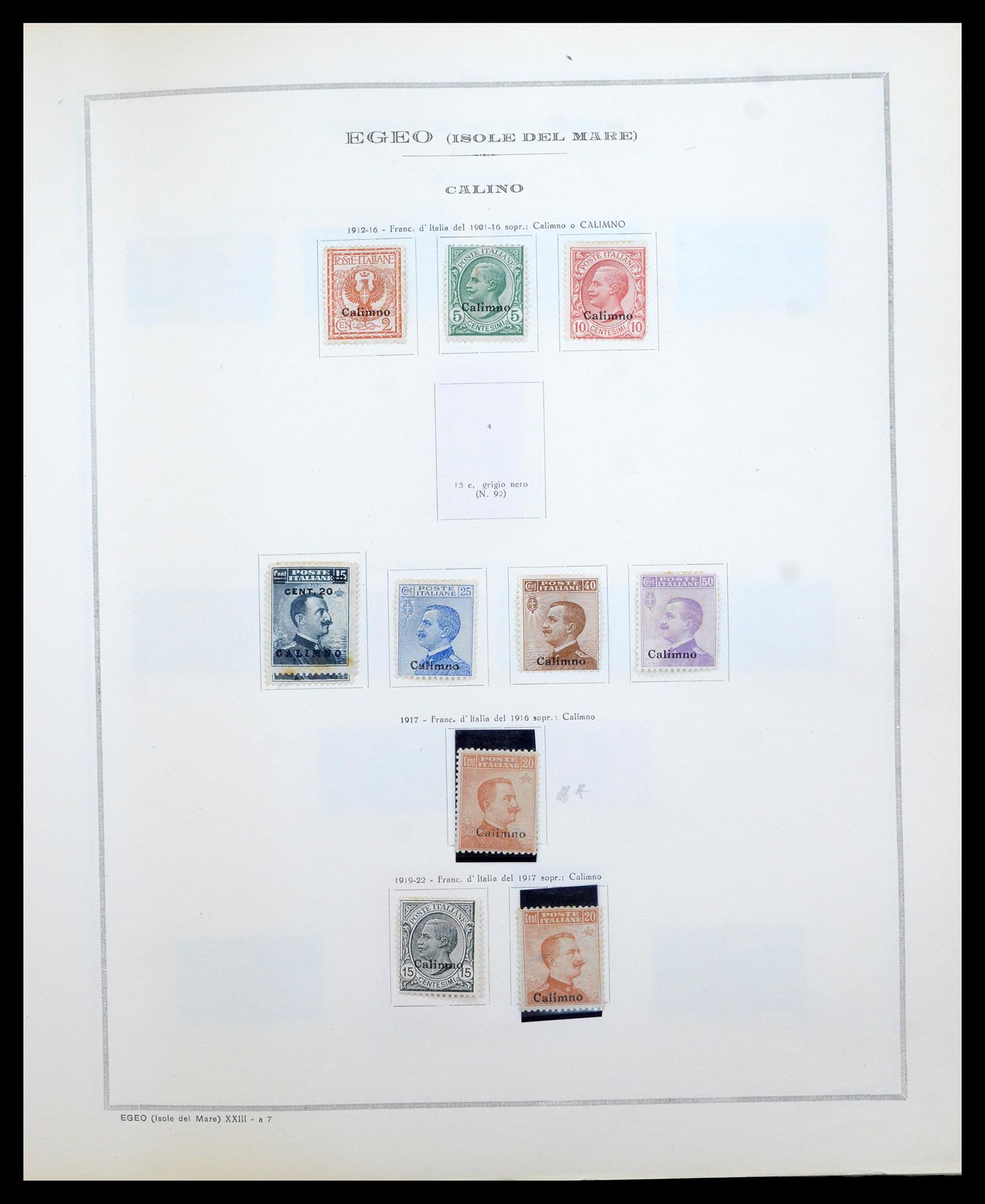 36900 003 - Postzegelverzameling 36900 Italiaanse gebieden/koloniën topverzamelin