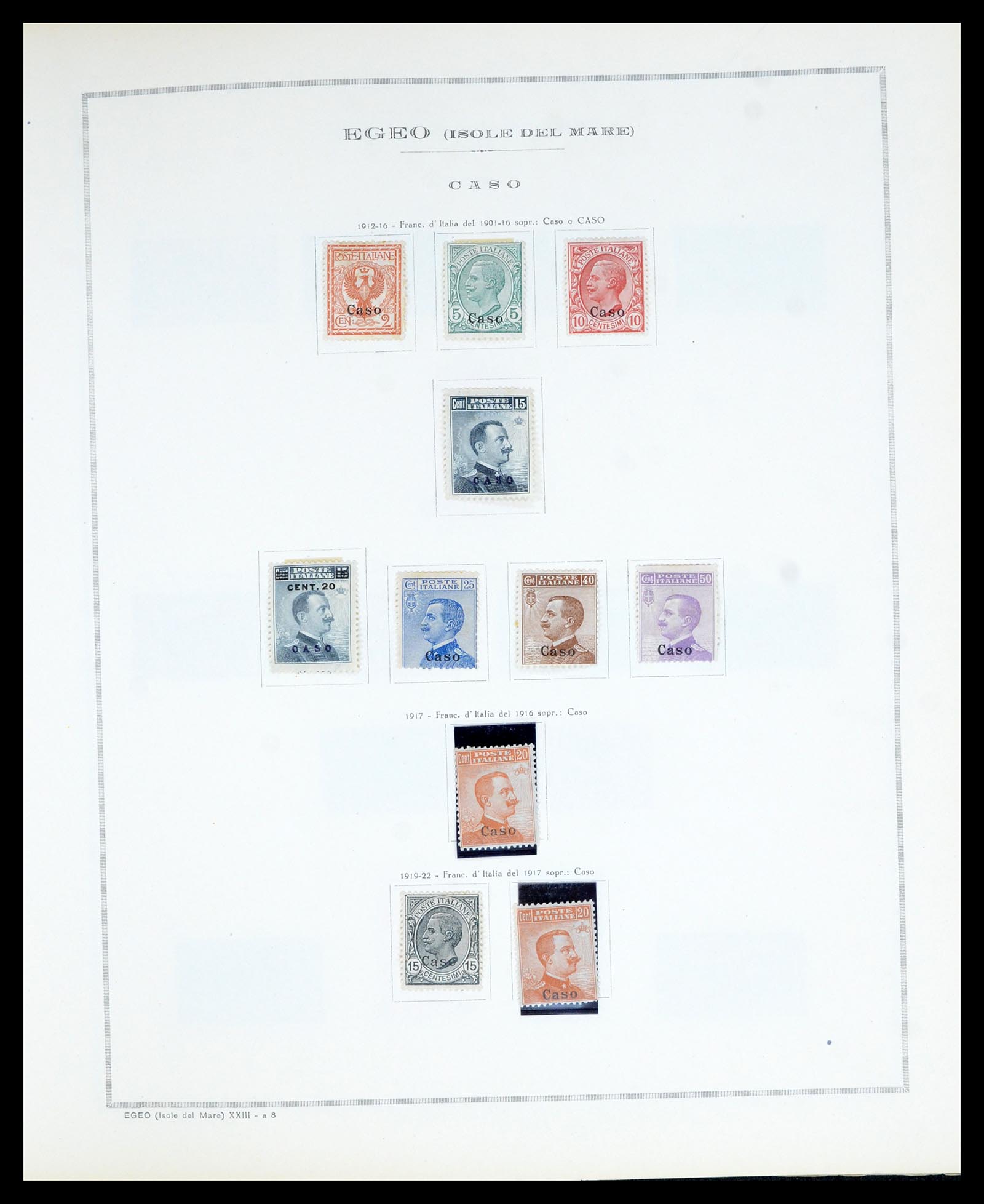 36900 005 - Stamp collection 36900 Italian territories/Colonies supercollection 1893