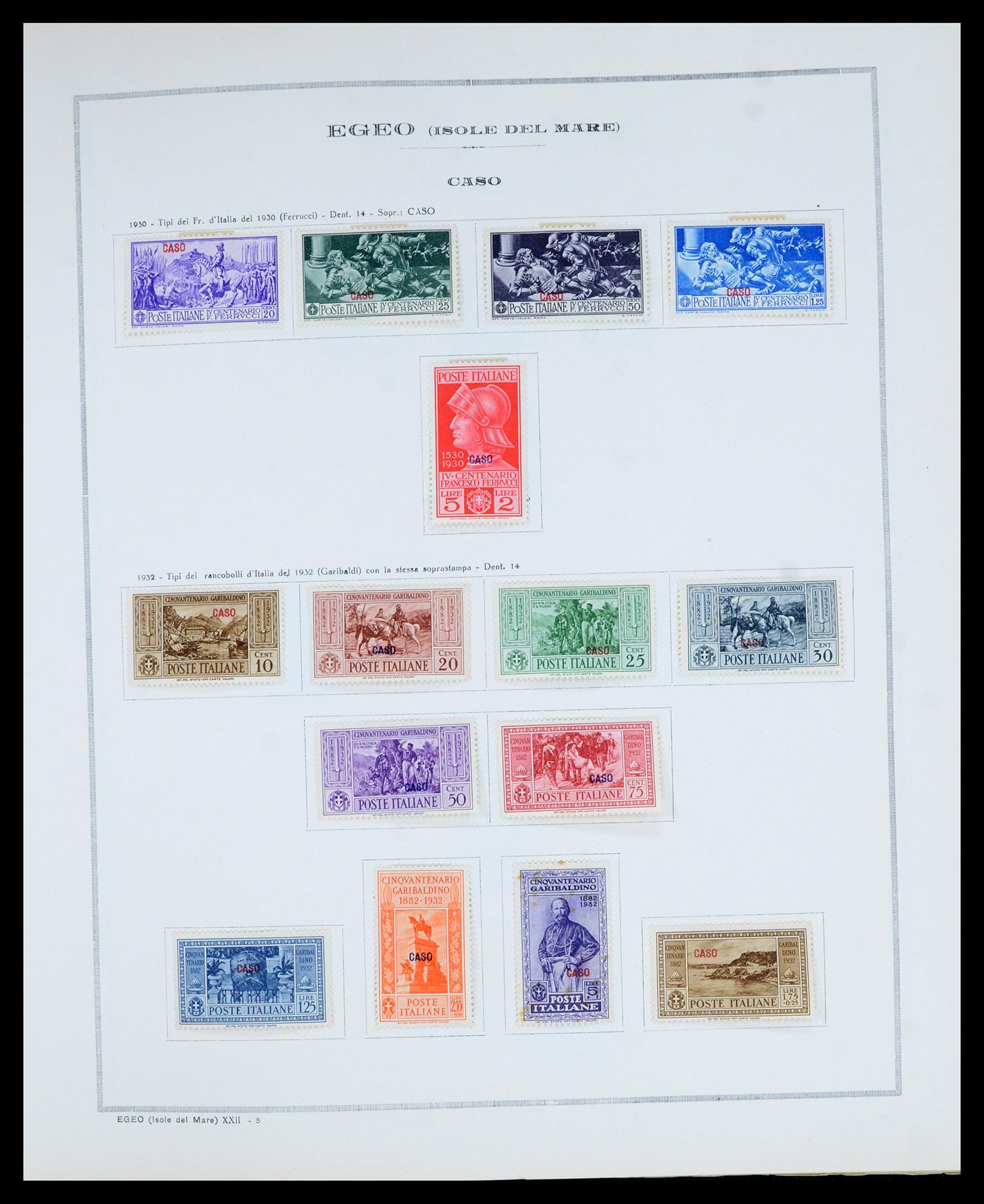 36900 006 - Postzegelverzameling 36900 Italiaanse gebieden/koloniën topverzamelin