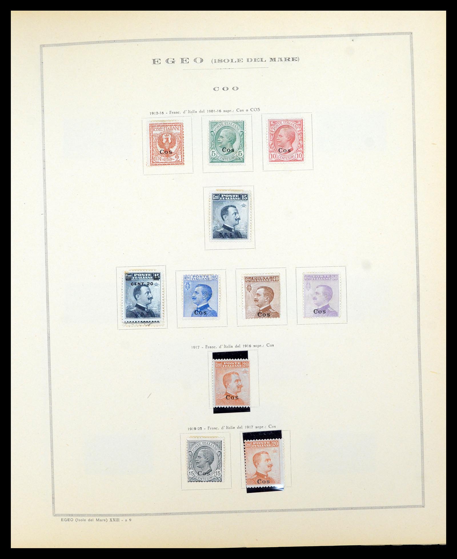 36900 007 - Postzegelverzameling 36900 Italiaanse gebieden/koloniën topverzamelin