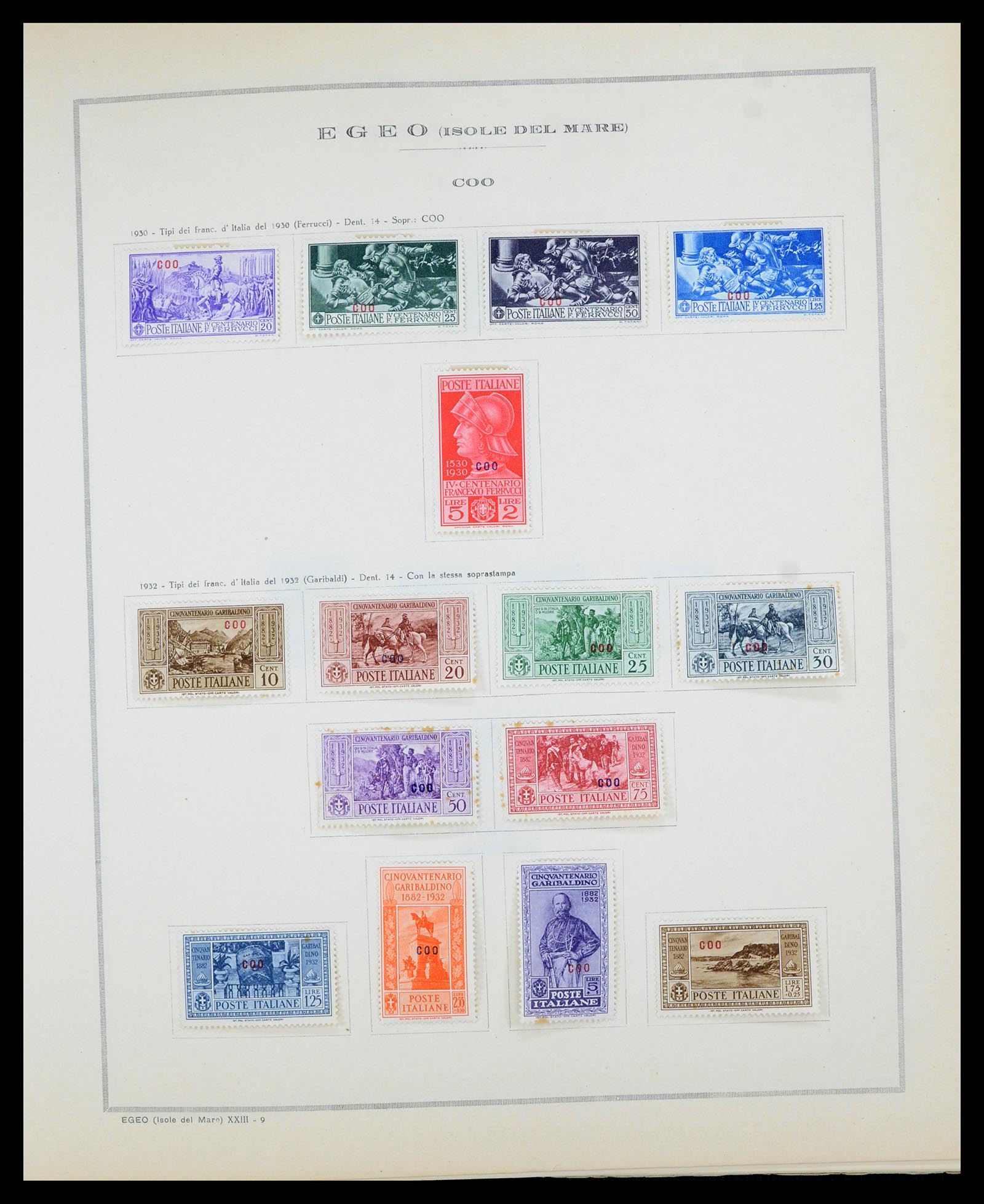 36900 008 - Postzegelverzameling 36900 Italiaanse gebieden/koloniën topverzamelin