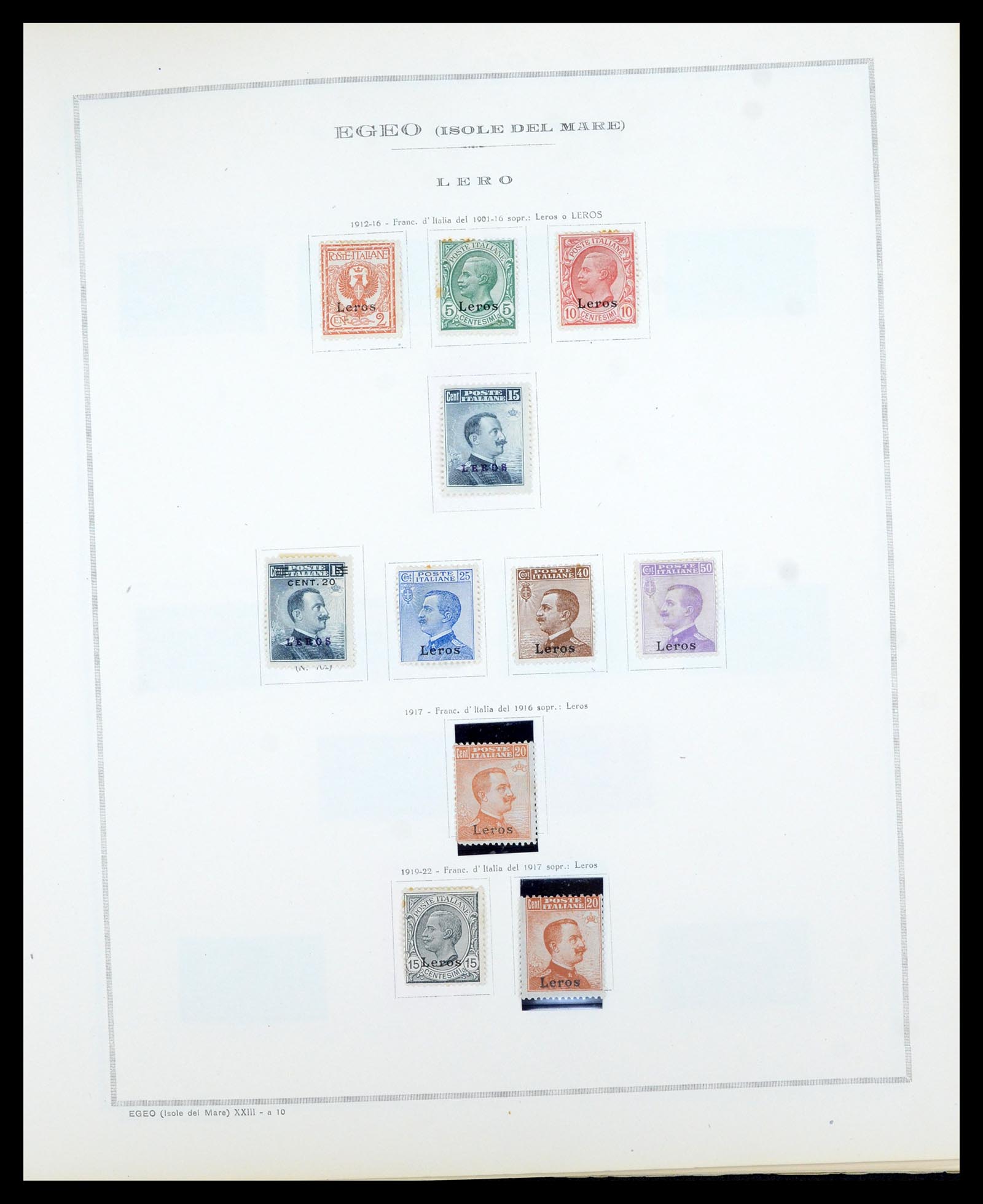 36900 009 - Stamp collection 36900 Italian territories/Colonies supercollection 1893