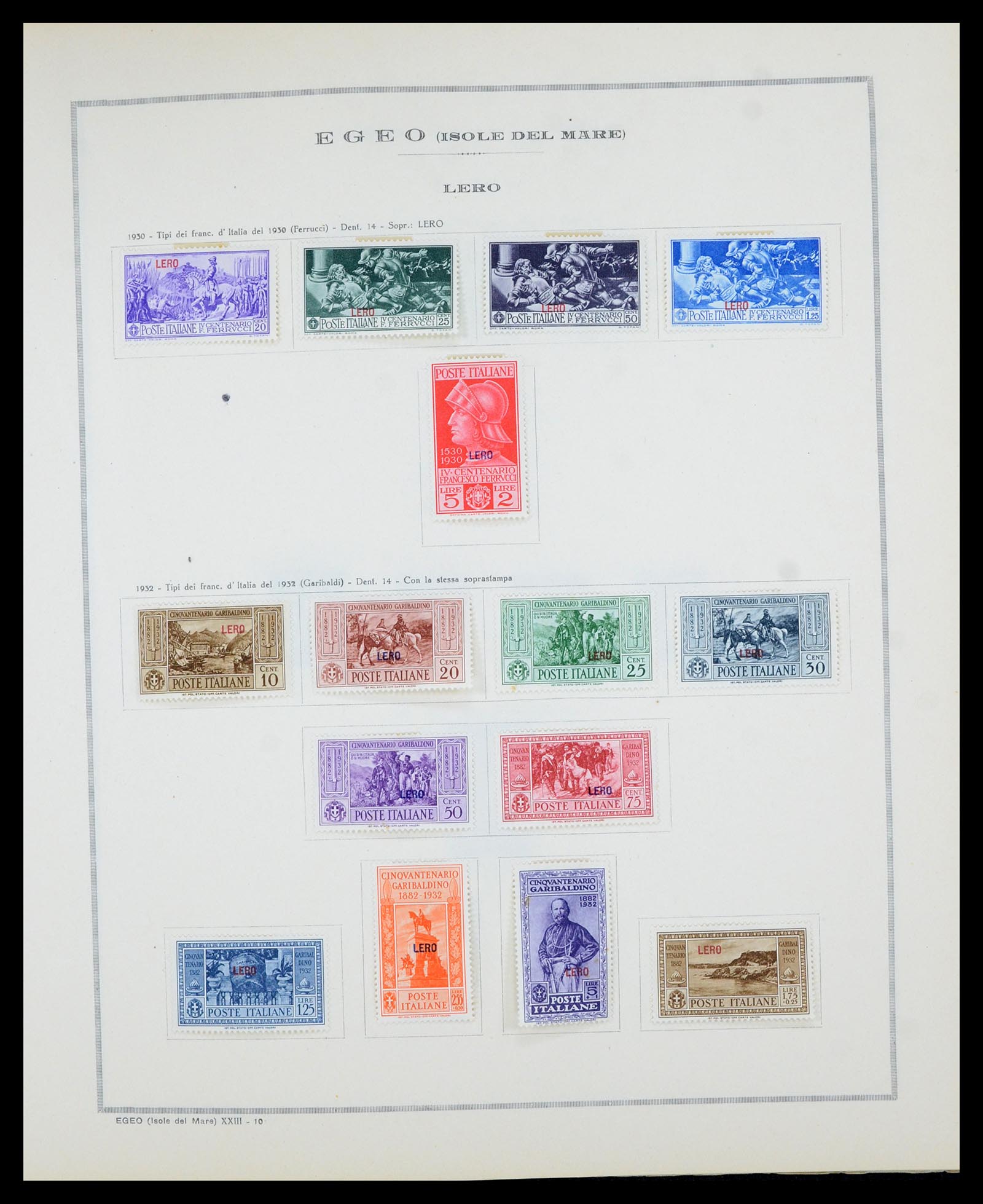 36900 010 - Postzegelverzameling 36900 Italiaanse gebieden/koloniën topverzamelin
