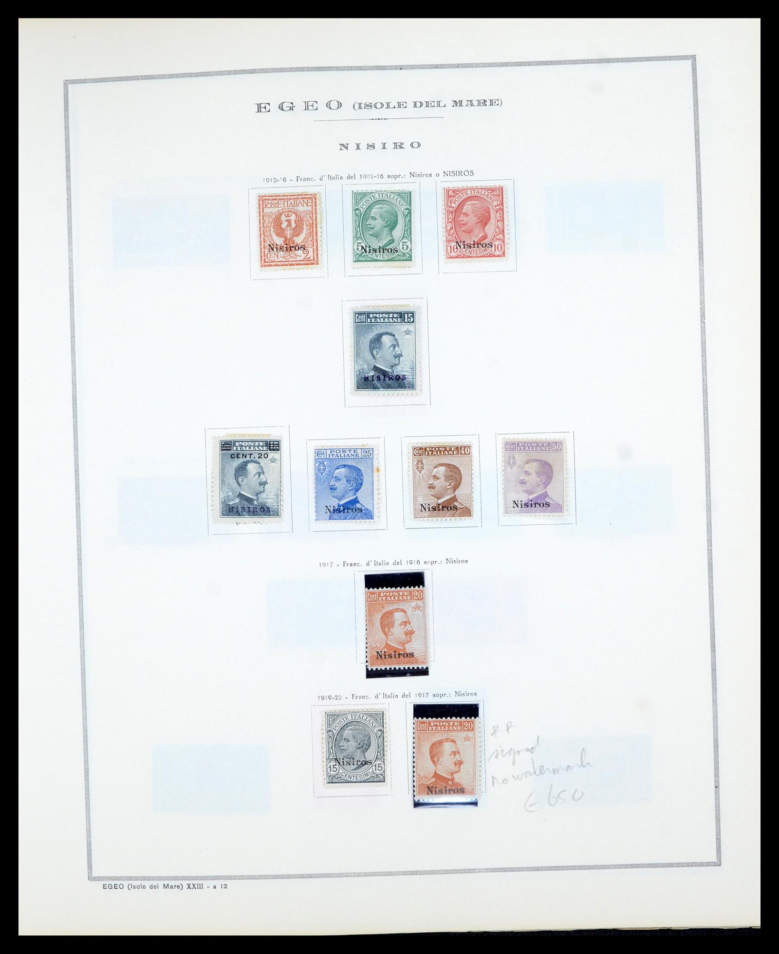 36900 013 - Postzegelverzameling 36900 Italiaanse gebieden/koloniën topverzamelin