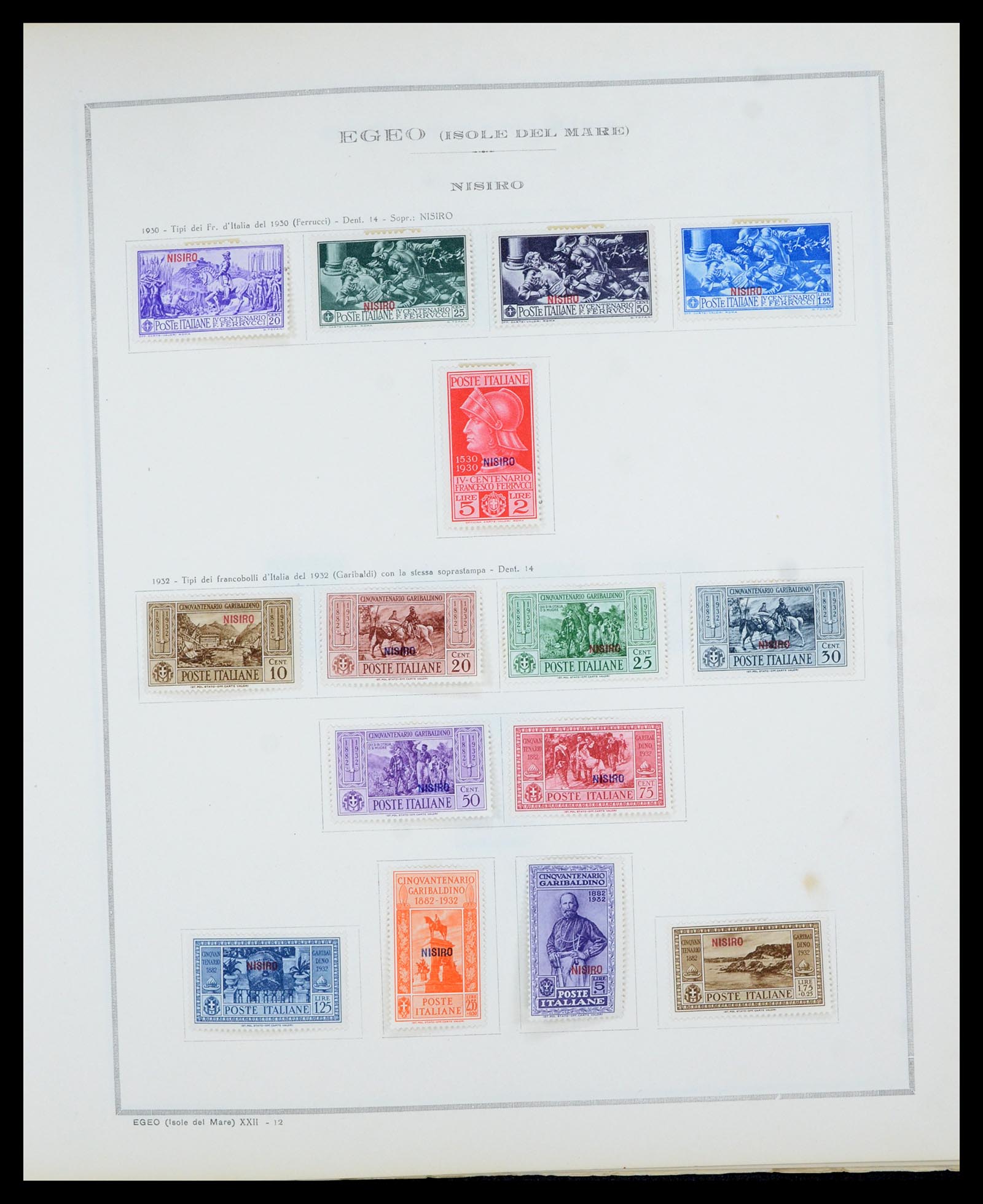 36900 014 - Postzegelverzameling 36900 Italiaanse gebieden/koloniën topverzamelin