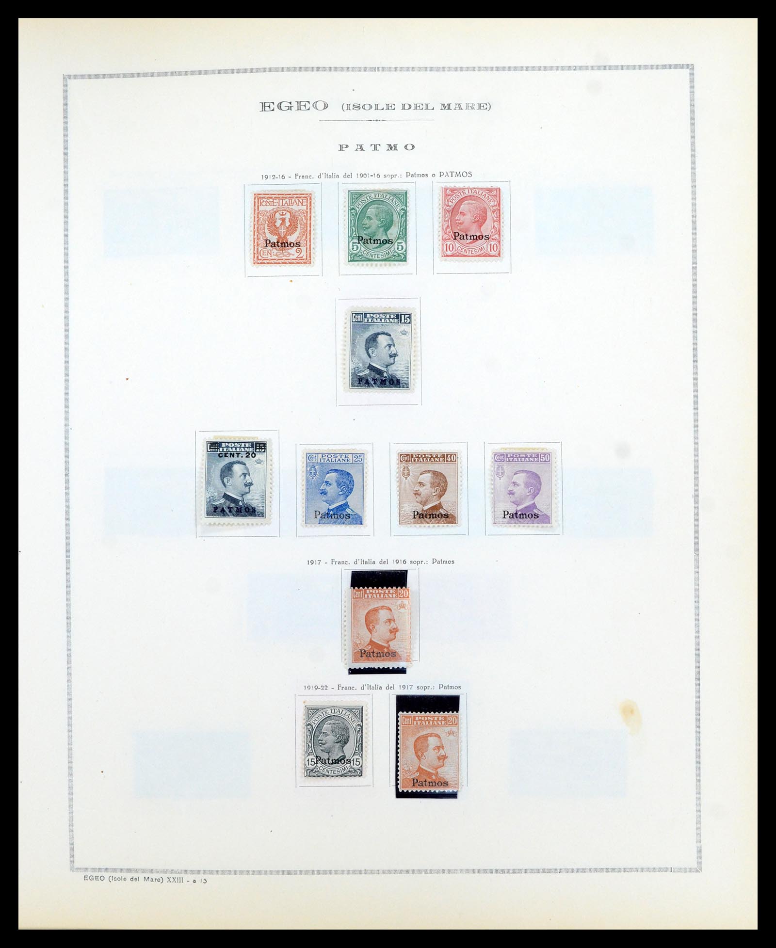 36900 015 - Stamp collection 36900 Italian territories/Colonies supercollection 1893