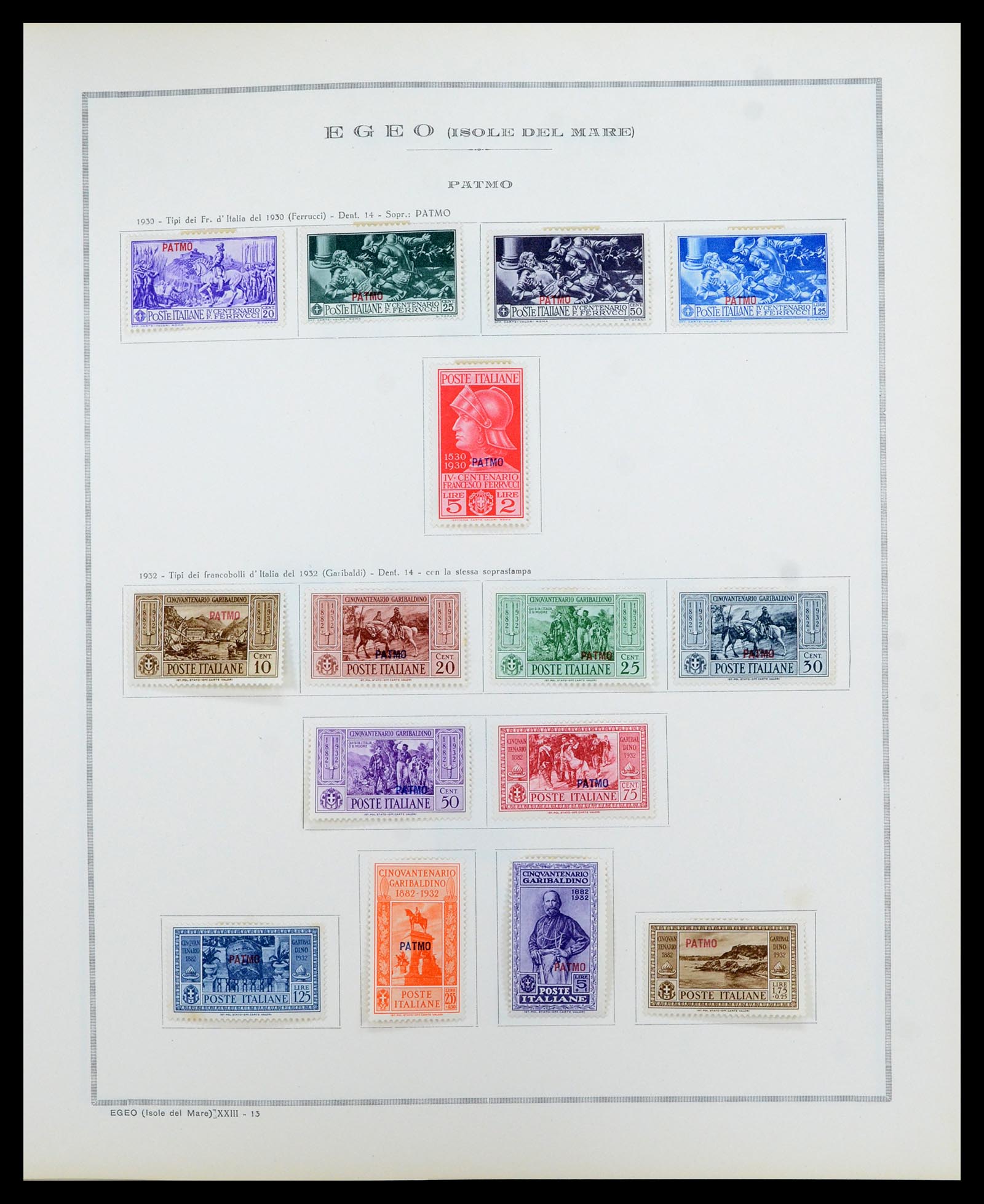 36900 016 - Postzegelverzameling 36900 Italiaanse gebieden/koloniën topverzamelin