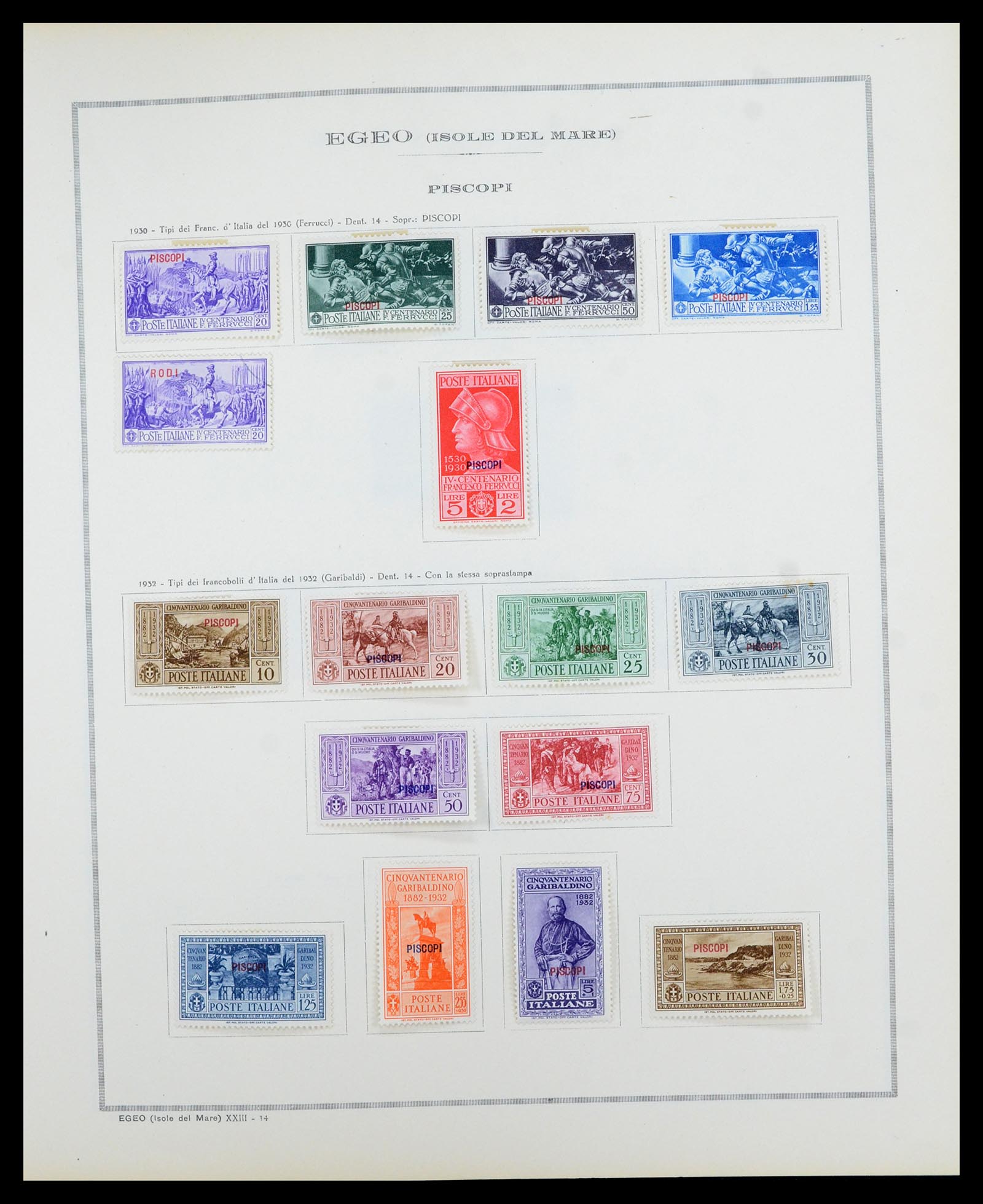 36900 018 - Stamp collection 36900 Italian territories/Colonies supercollection 1893