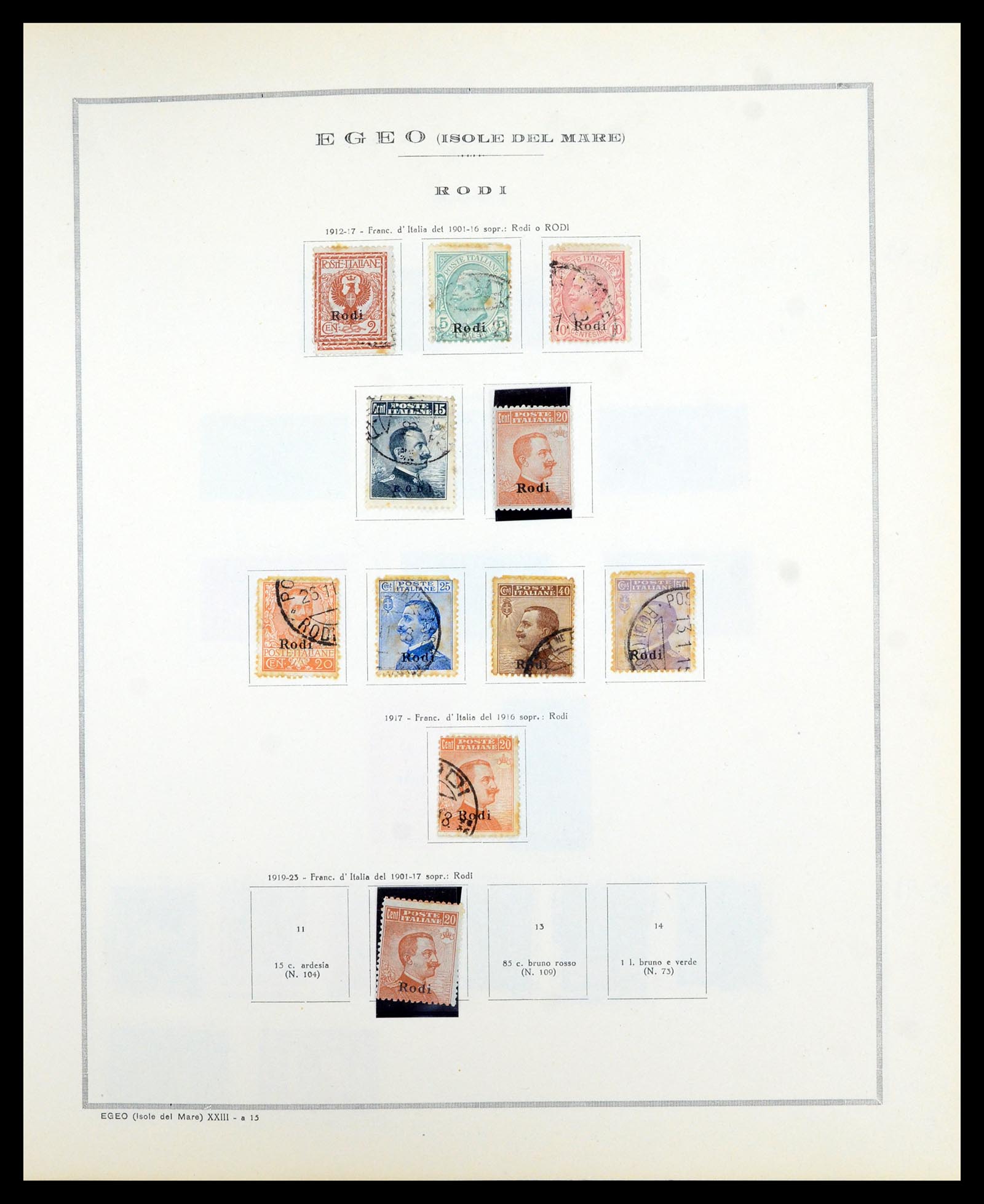 36900 019 - Postzegelverzameling 36900 Italiaanse gebieden/koloniën topverzamelin