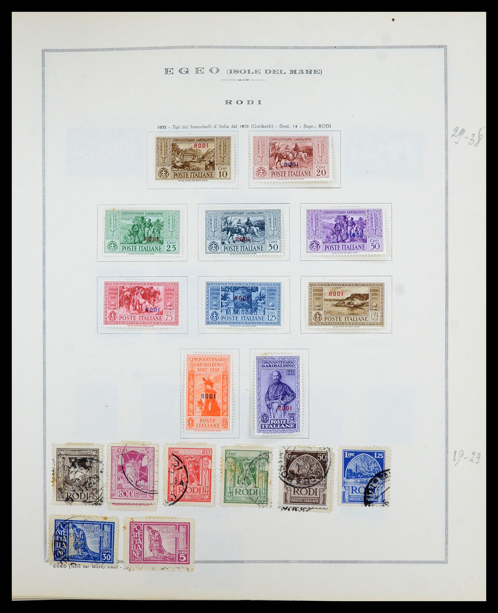 36900 020 - Postzegelverzameling 36900 Italiaanse gebieden/koloniën topverzamelin