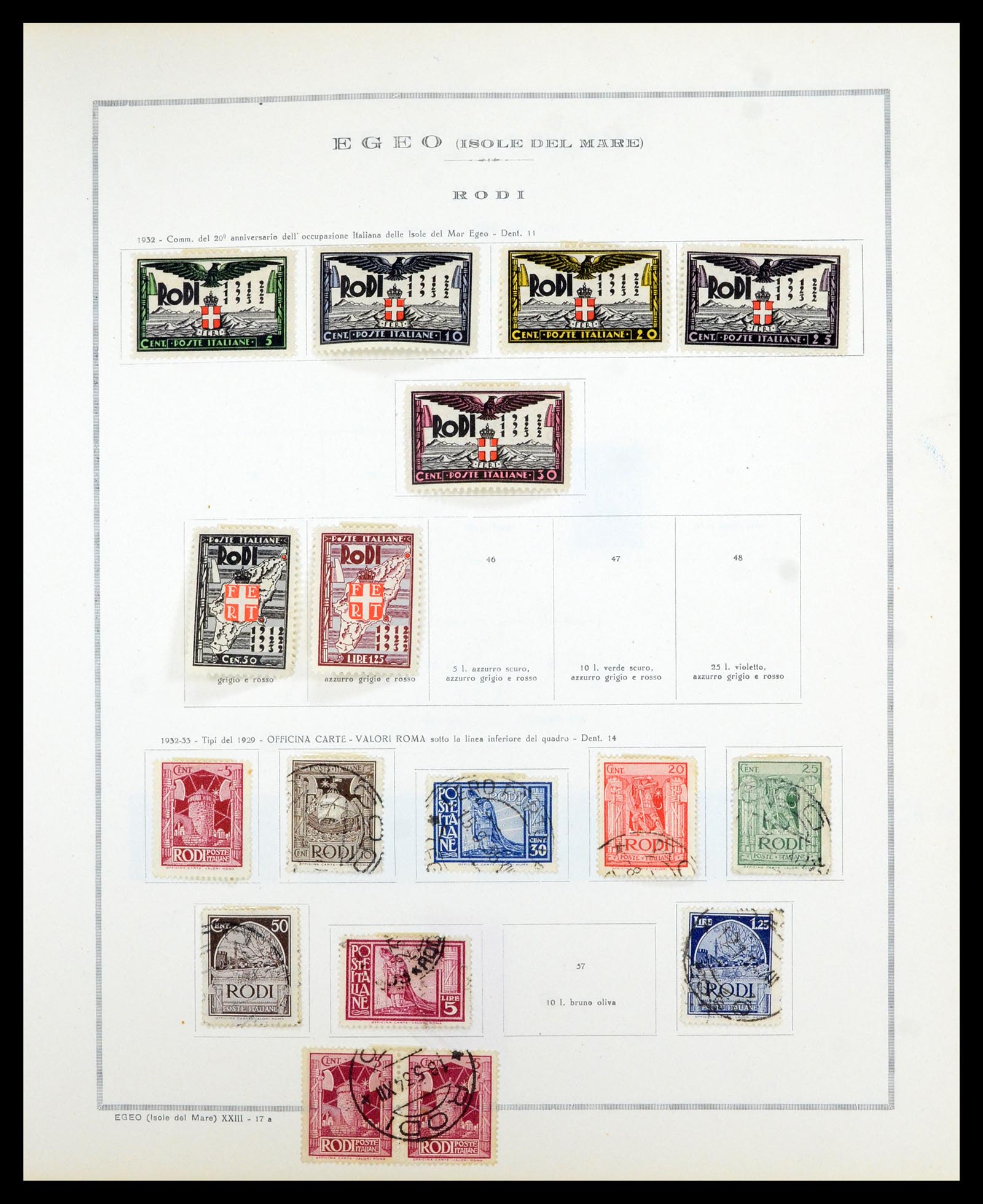 36900 021 - Postzegelverzameling 36900 Italiaanse gebieden/koloniën topverzamelin