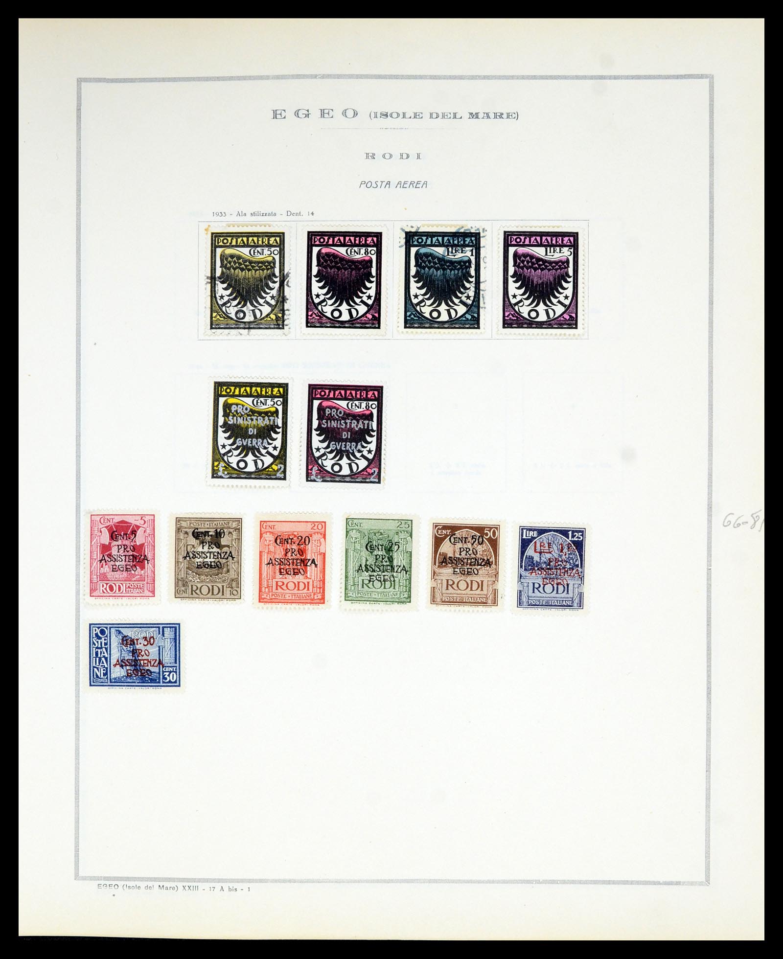 36900 023 - Postzegelverzameling 36900 Italiaanse gebieden/koloniën topverzamelin