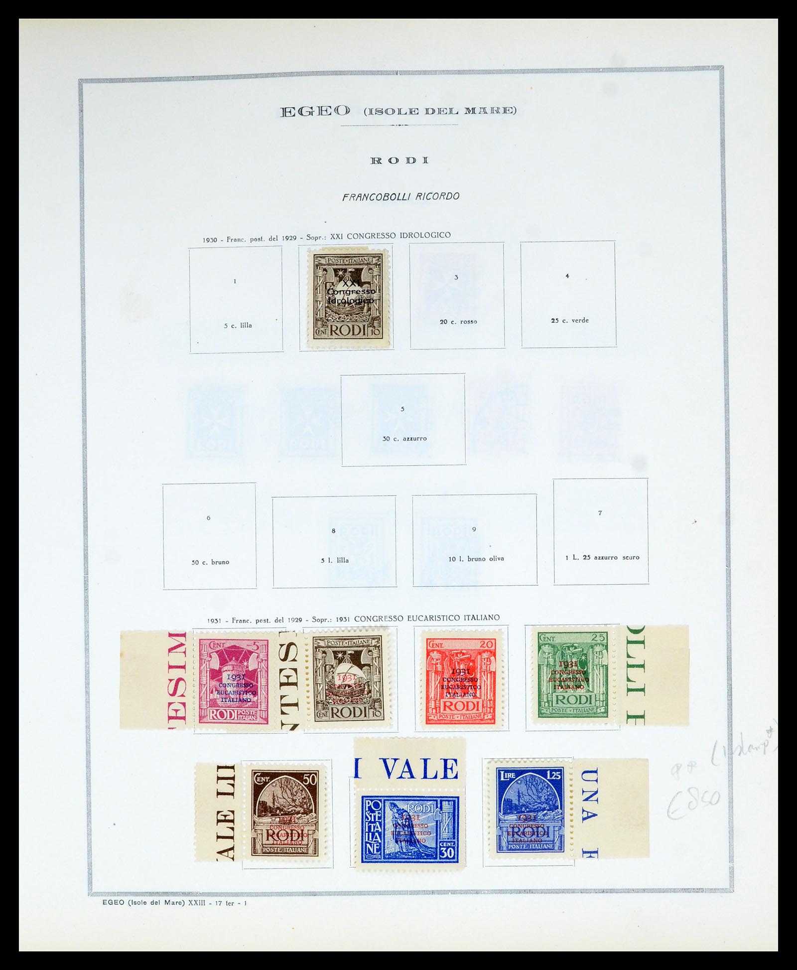 36900 025 - Postzegelverzameling 36900 Italiaanse gebieden/koloniën topverzamelin