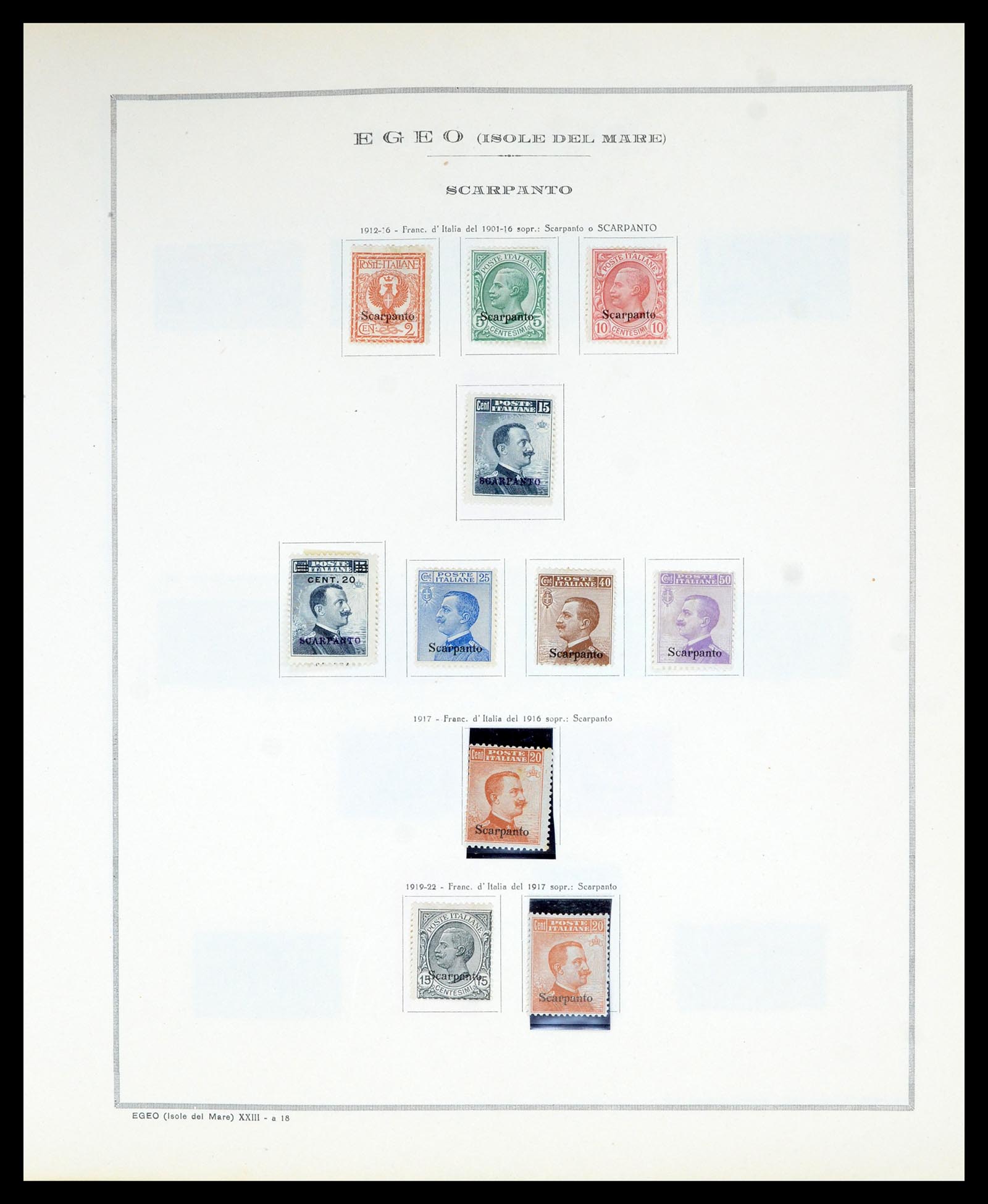 36900 028 - Postzegelverzameling 36900 Italiaanse gebieden/koloniën topverzamelin