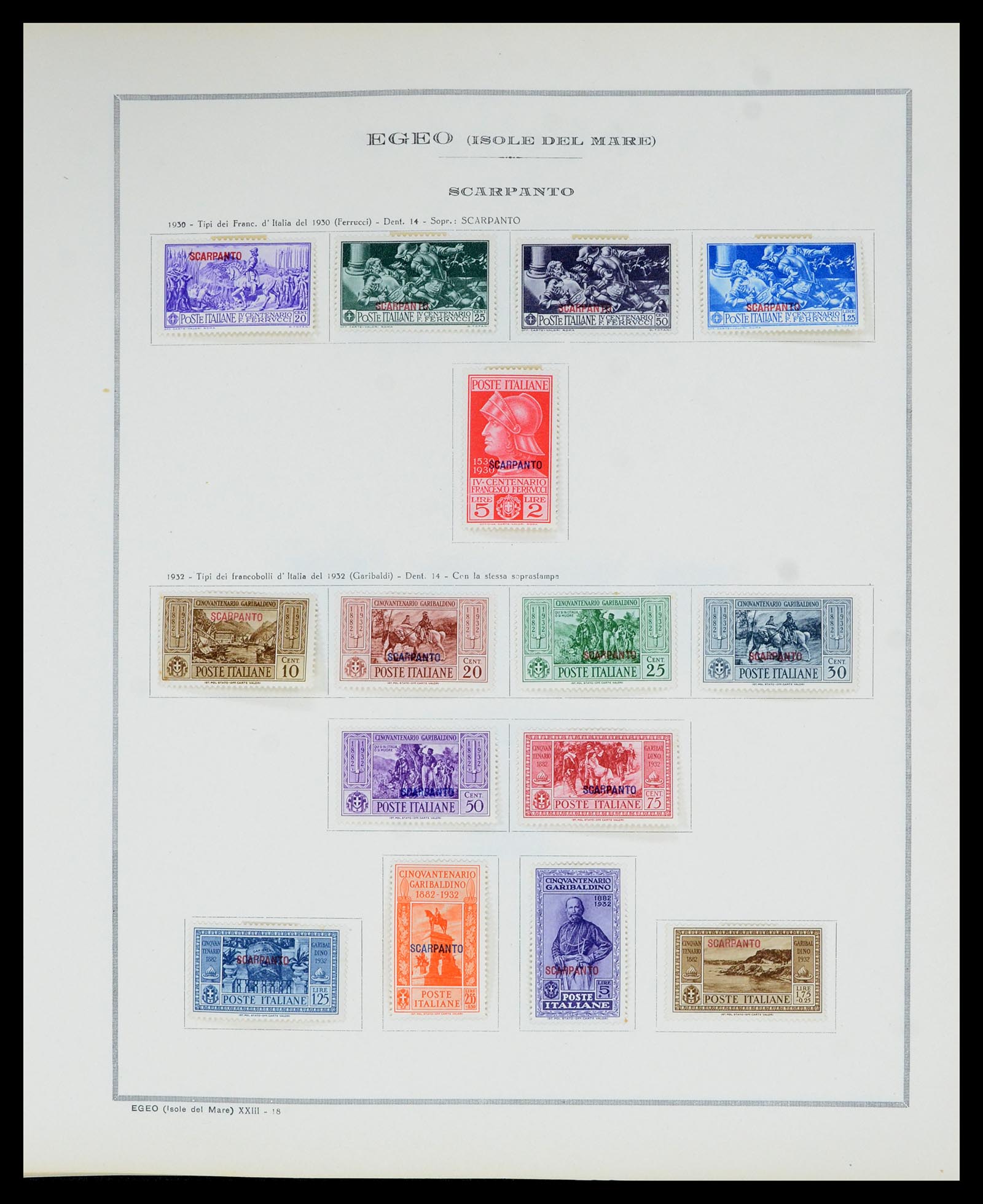 36900 029 - Postzegelverzameling 36900 Italiaanse gebieden/koloniën topverzamelin