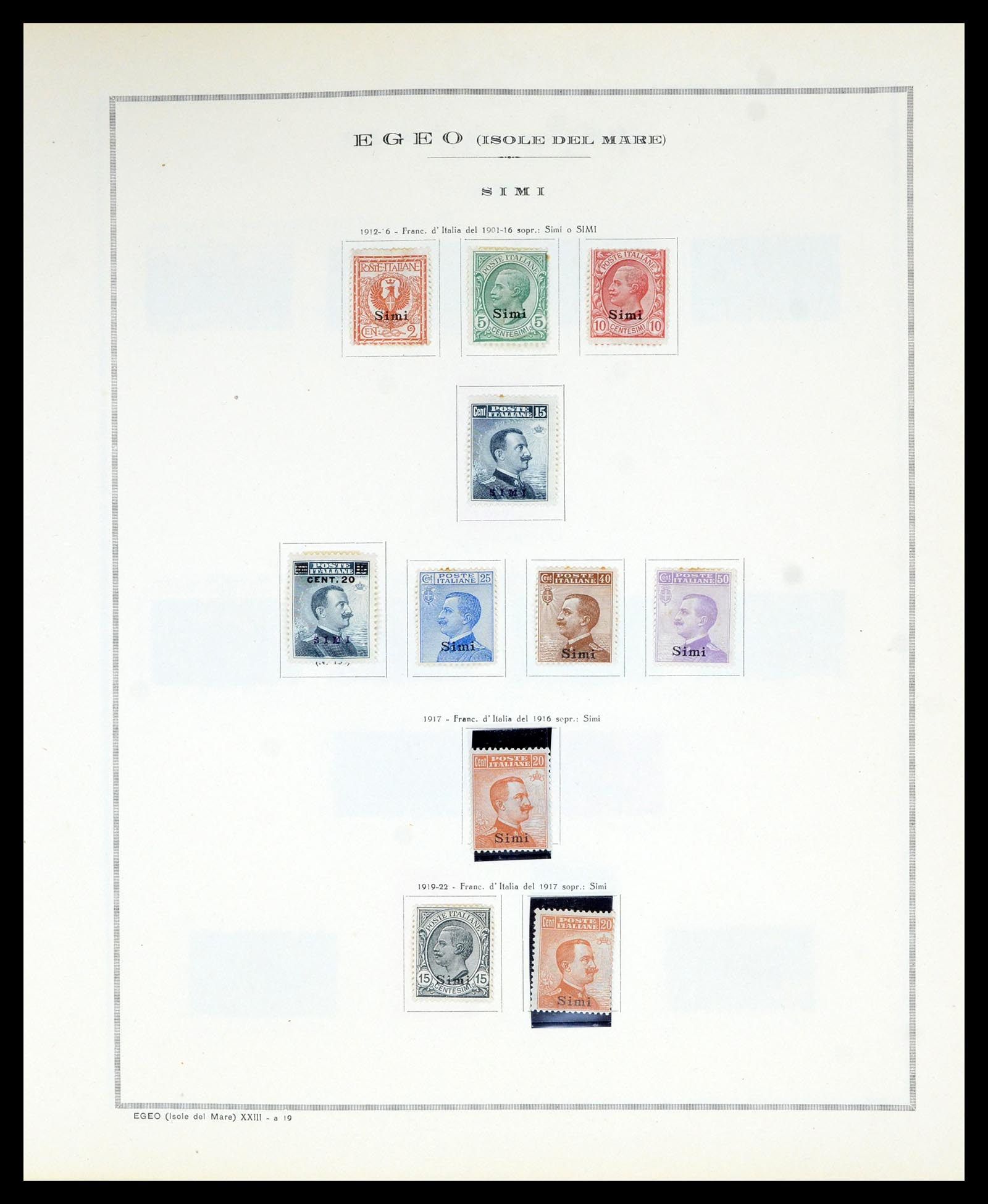 36900 030 - Postzegelverzameling 36900 Italiaanse gebieden/koloniën topverzamelin