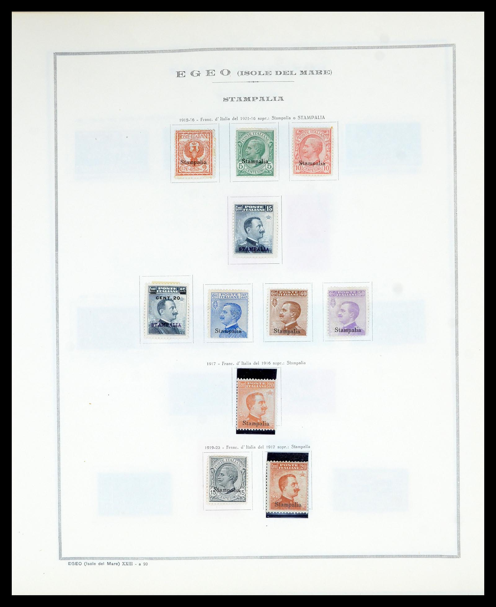 36900 032 - Postzegelverzameling 36900 Italiaanse gebieden/koloniën topverzamelin