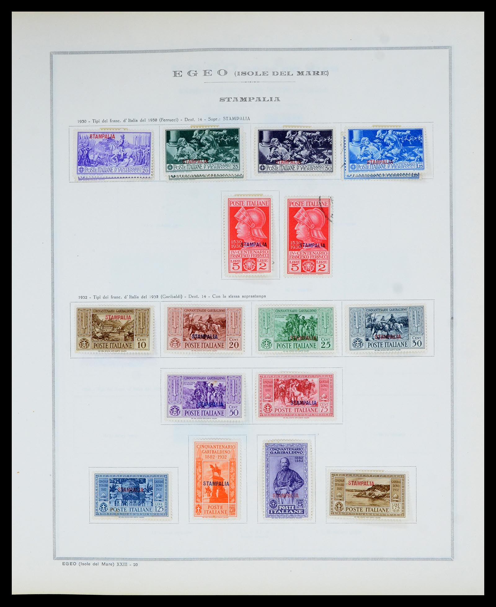 36900 033 - Postzegelverzameling 36900 Italiaanse gebieden/koloniën topverzamelin